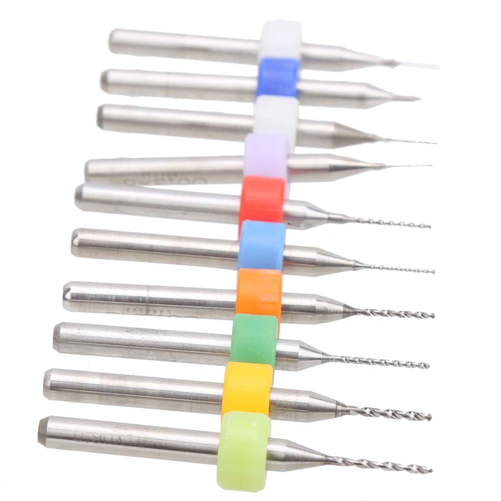 10 Forets Micro En Alliage Dur Pour Circuit Imprimé, Outil Rotatif, Goupille De Perçage Ultra-mince
