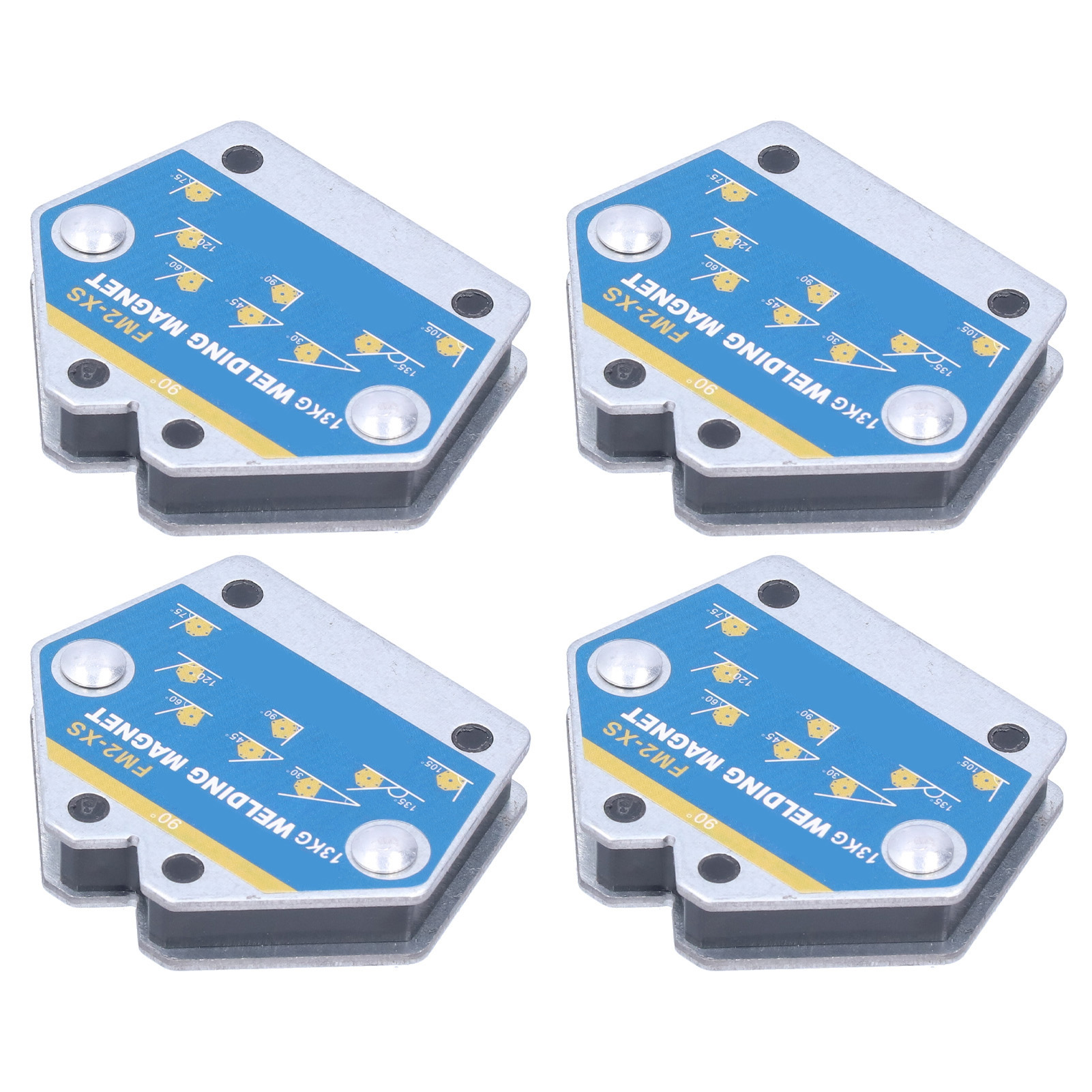 4 Positionneurs De Soudage Magnétiques Multi-angles, Outils De Fixation D'Équerre Pour Fer, 13 Kg Fm2-xs