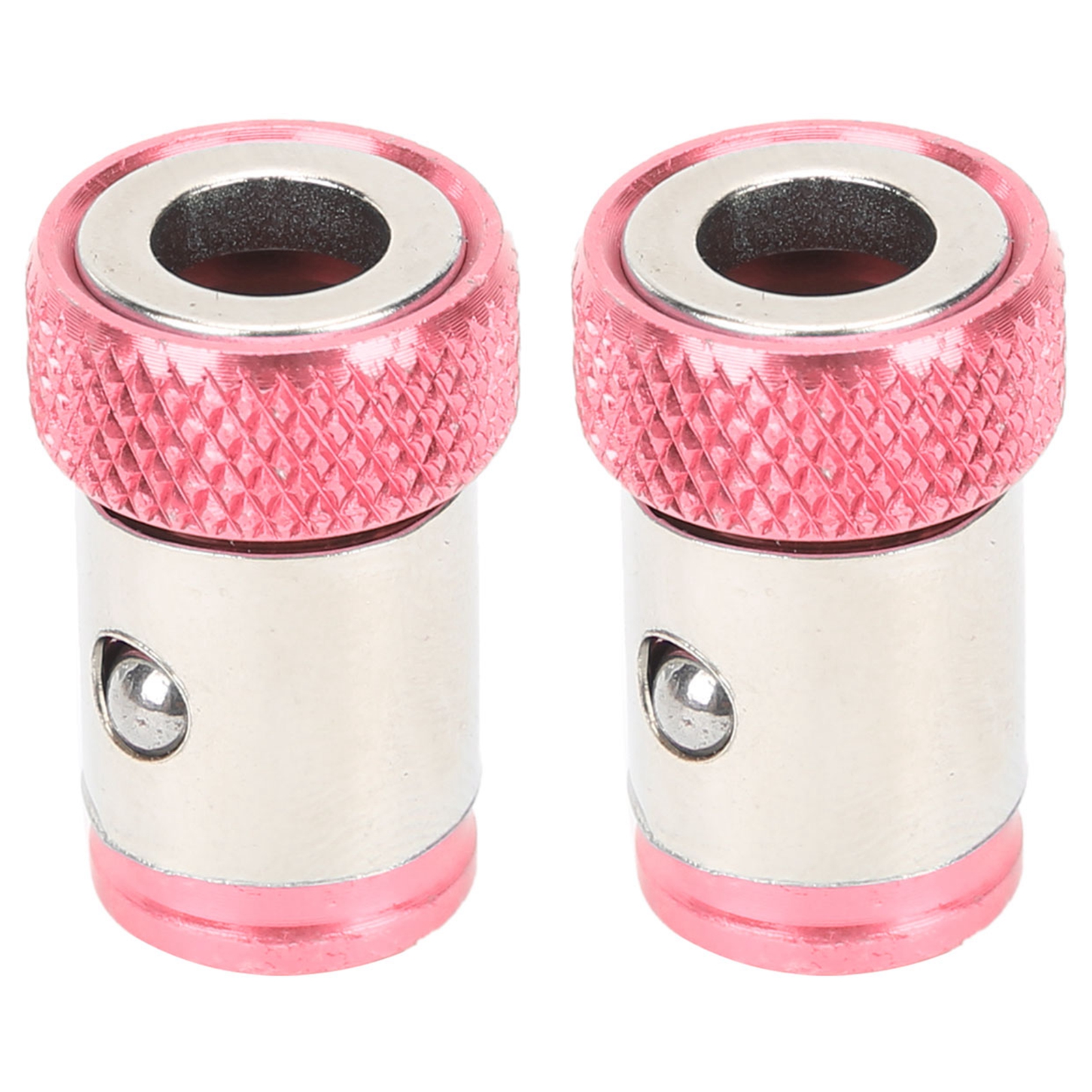 Lot De 2 Anneaux Magnétiques Universels Métriques 1/4 Pouce Pour Embouts De Tournevis Magnétiques En Acier (rouge)