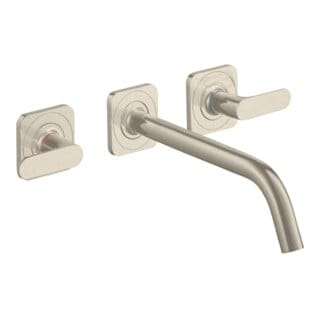 hansgrohe Fertigset Axor Citterio M UP-3-Loch-Waschtischarmatur, A 226mm, Ros, brush. ni.