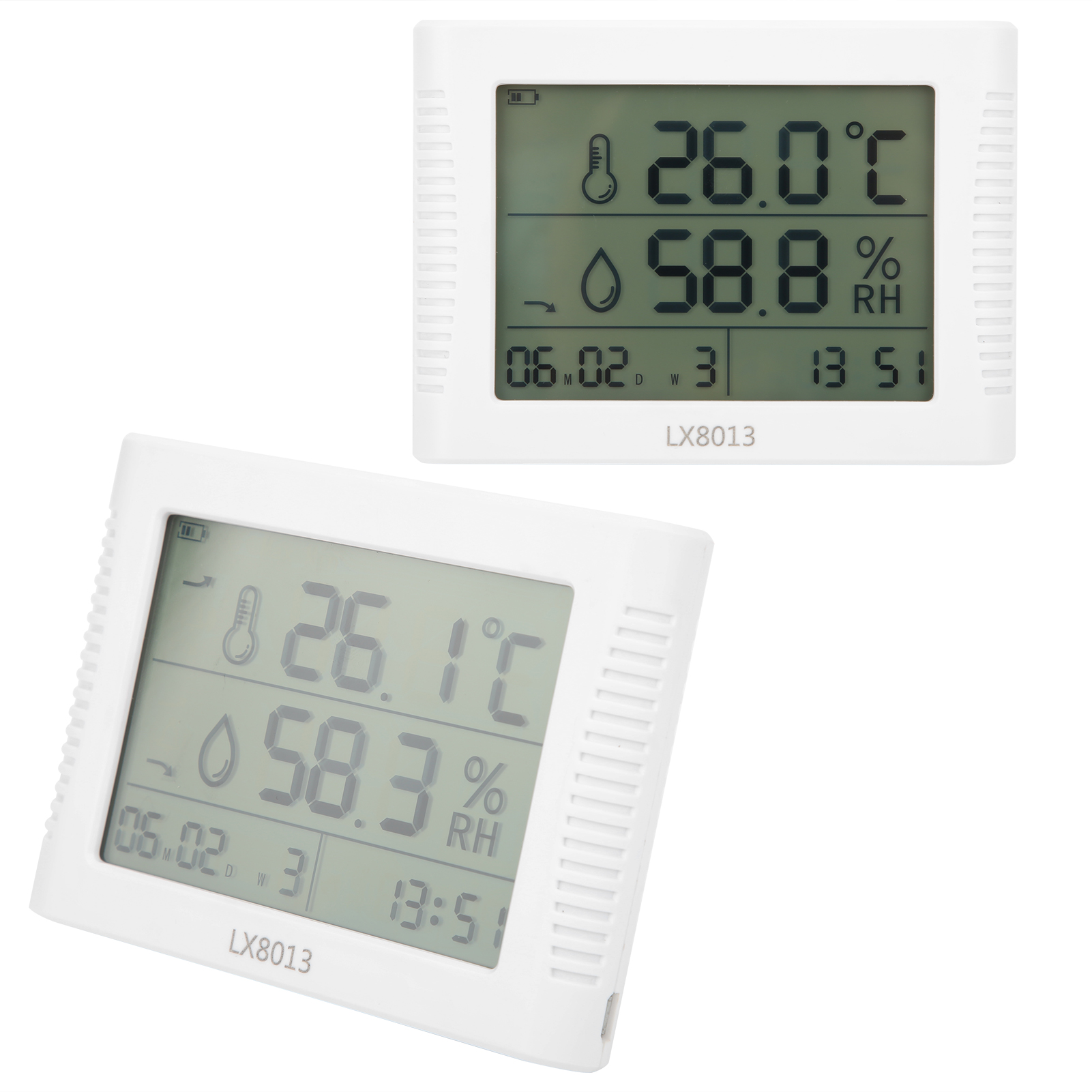 Thermomètre-hygromètre Électronique Lx8013, Indicateur De Température Et D'Humidité Pour L'Industrie Du Laboratoire