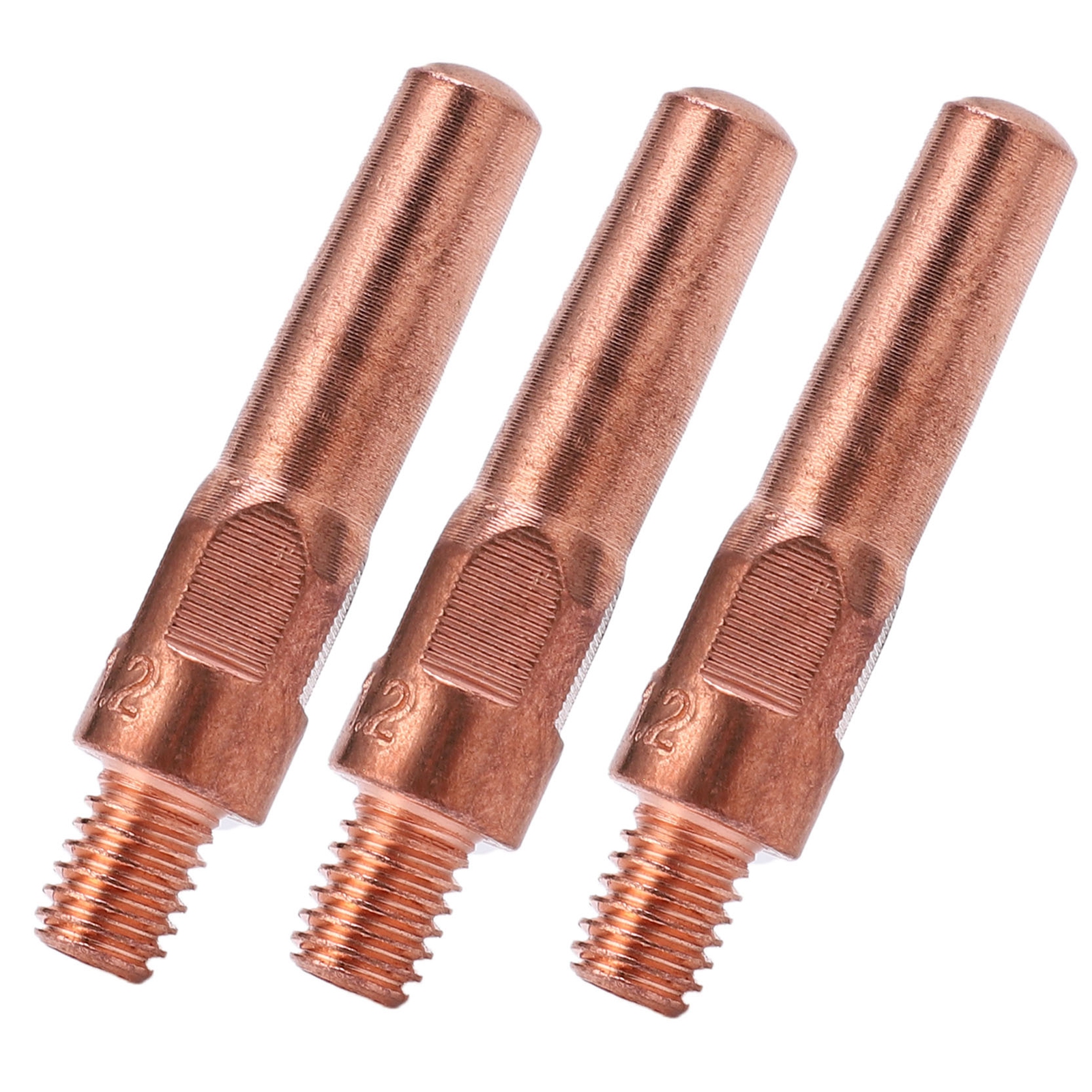 10 Embouts De Contact En Cuivre Conducteur Pour Torche De Soudage, Consommables 8,8 X 40 X 1,2 Mm