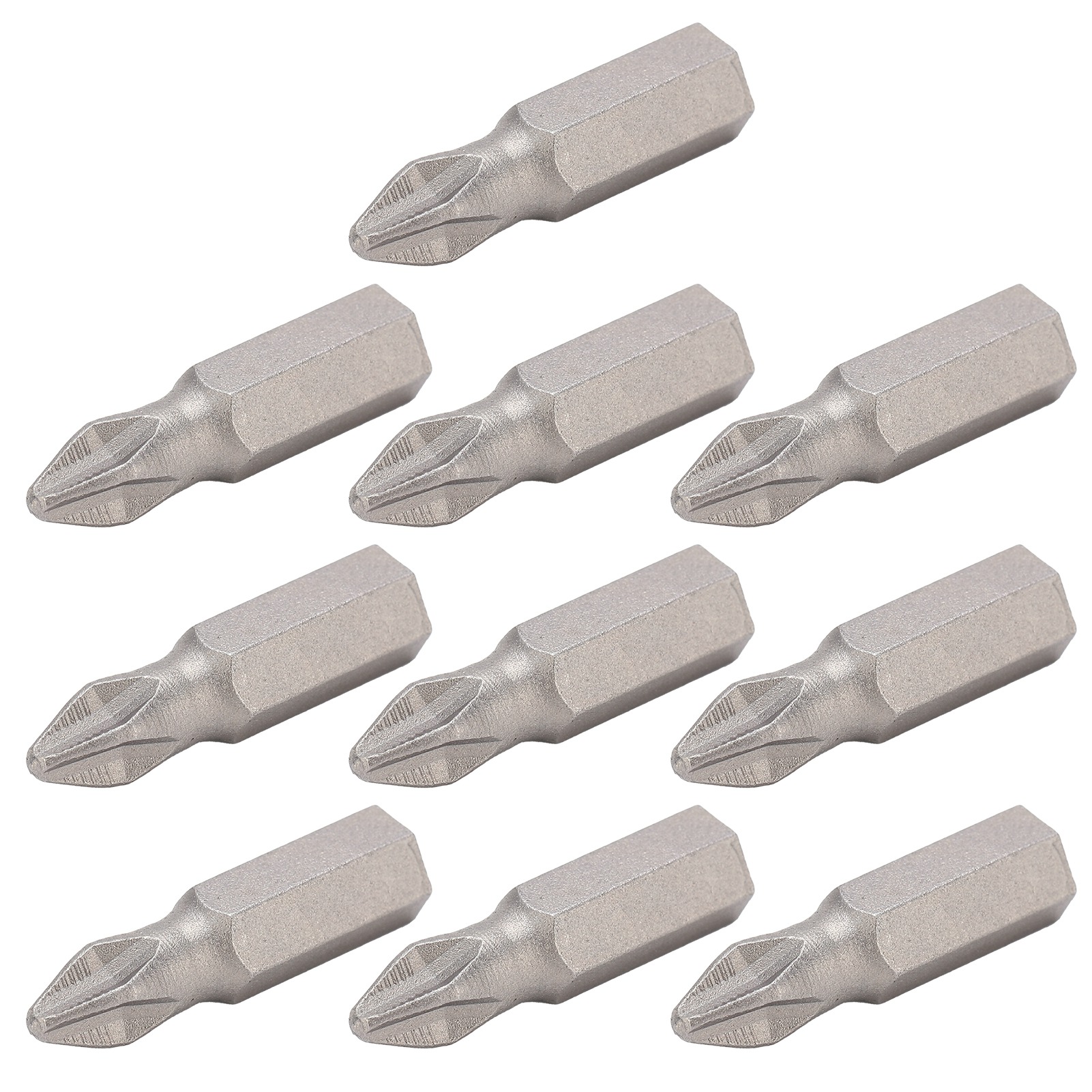 Lot De 10 Embouts De Tournevis Cruciformes De 25 Mm En Acier Allié S2, Antidérapants Et Magnétiques, Pour Perceuse Électrique Portative