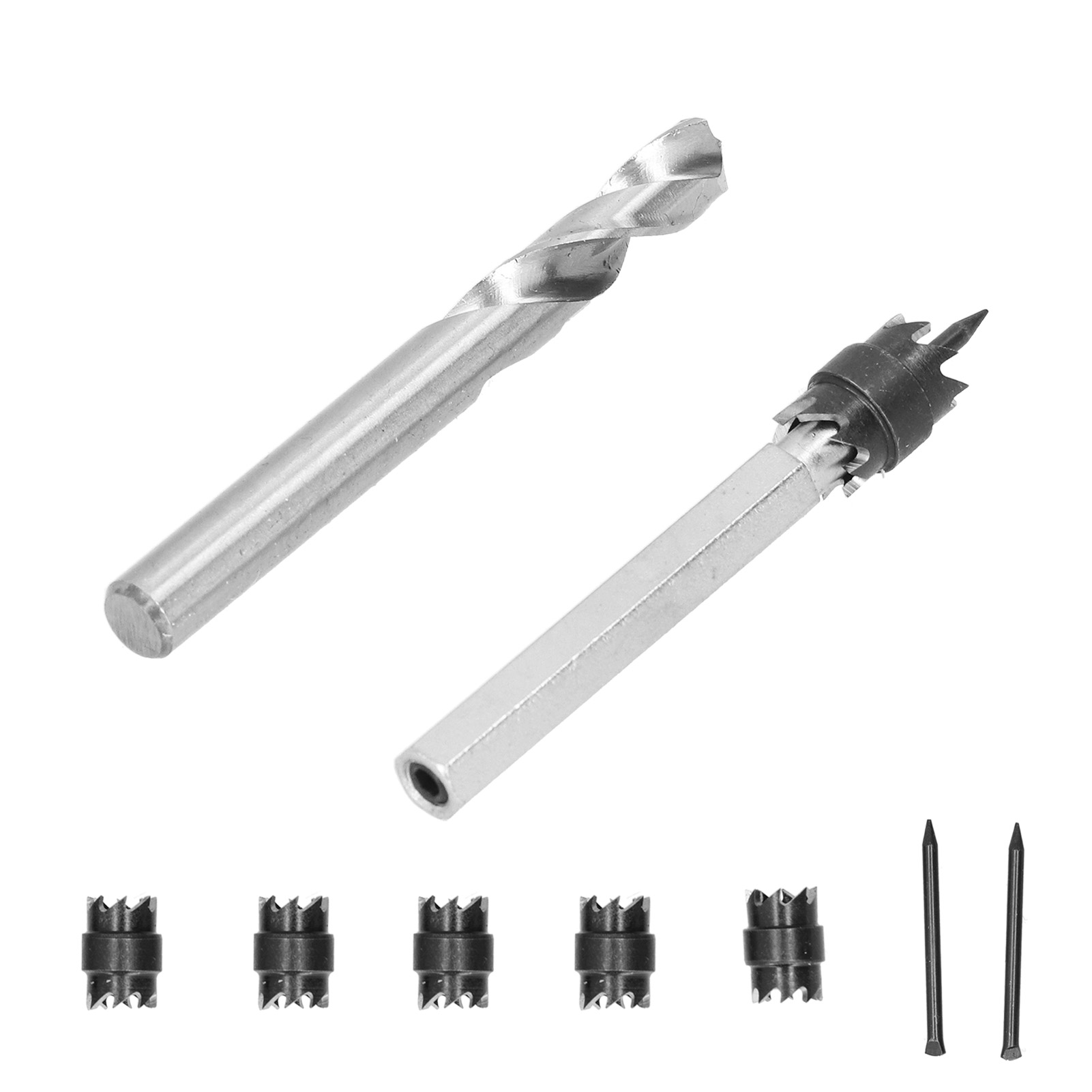 Kit De 9 Outils De Coupe Pour Soudure Par Points, Foret Double Face 3/8 Po, Pour L'Enlèvement De Métal.