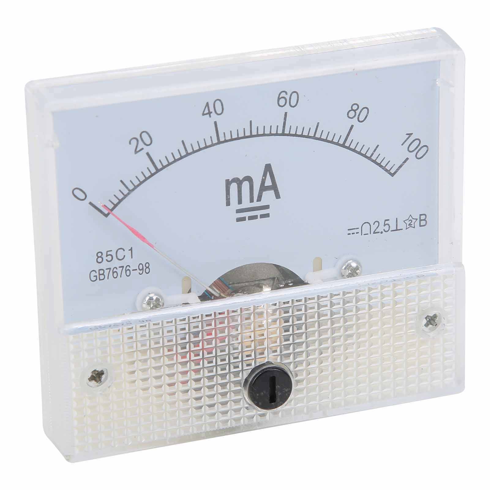 Ampèremètre Cc 85c1 0100 Ma À Aiguille, Instrument De Mesure De Courant