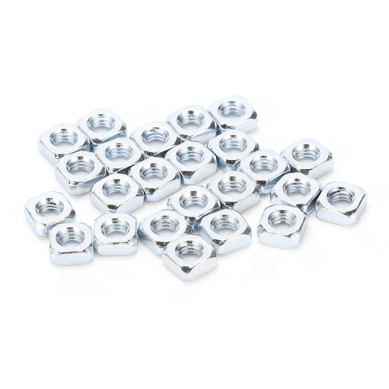 24 Écrous Carrés En Acier Inoxydable Pour Accessoires De Robotique, 4803-0007-0007, 7 X 7 Mm