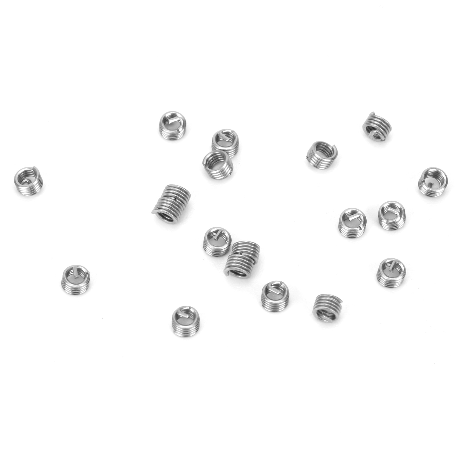 50 Inserts Filetés Pour Réparation De Fil, Manchons De Protection, Réducteurs Et Écrous De Fixation M1,6 X 0,351,5d