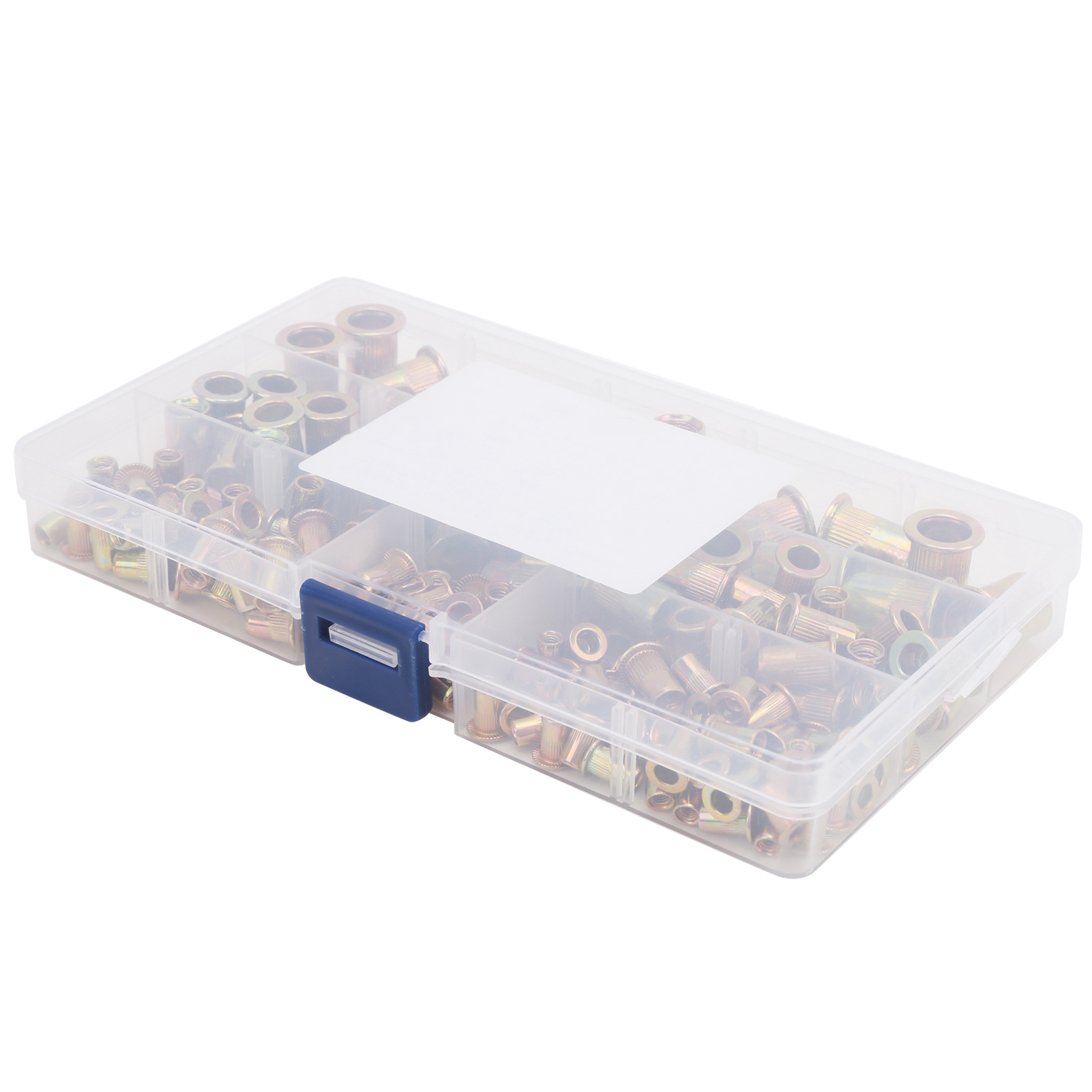 Jeu De 165 Écrous À Tête Plate Filetés En Acier Au Carbone M3 M4 M5 M6 M8, Rivets De Fixation