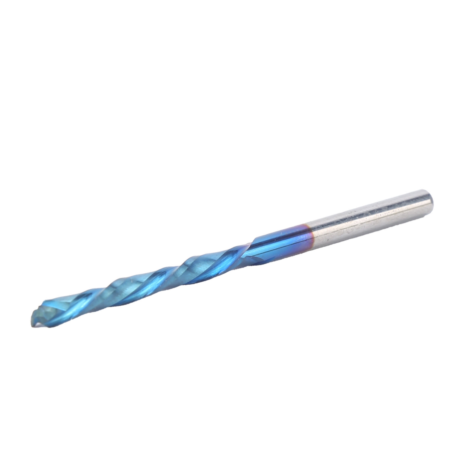 Fraise À 2 Dents À Queue Droite, Revêtement Nano Bleu, Pour Défonceuse Cnc, 3,175 X 28 X 60 Mm
