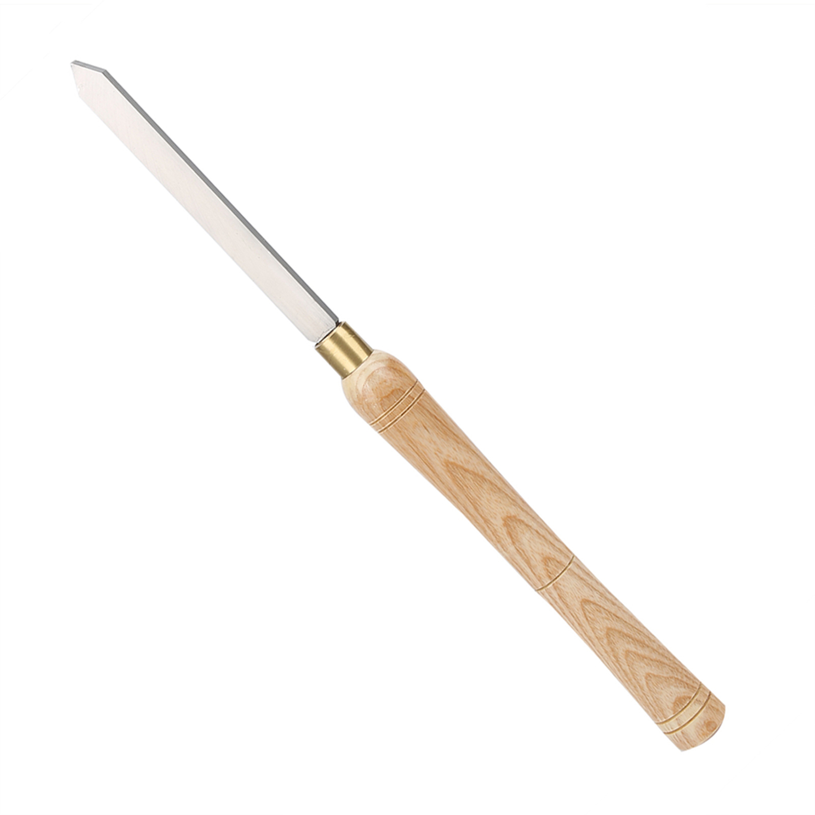 Ciseau À Bois Hss De 15 Mm (0,6 Po) Pour Tour À Bois, Lame Pointue, Poignée Ergonomique.