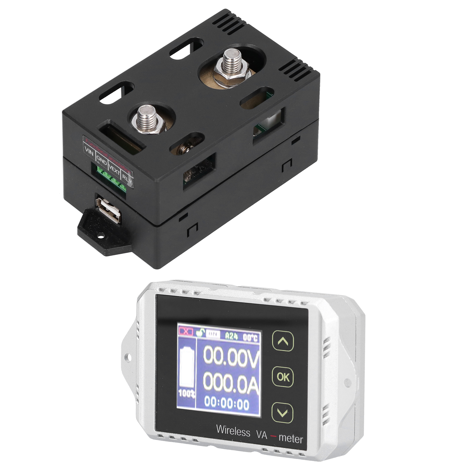 Testeur De Capacité De Batterie Vat-4300, Indicateur De Tension Et De Courant, Compteur De Coulomb
