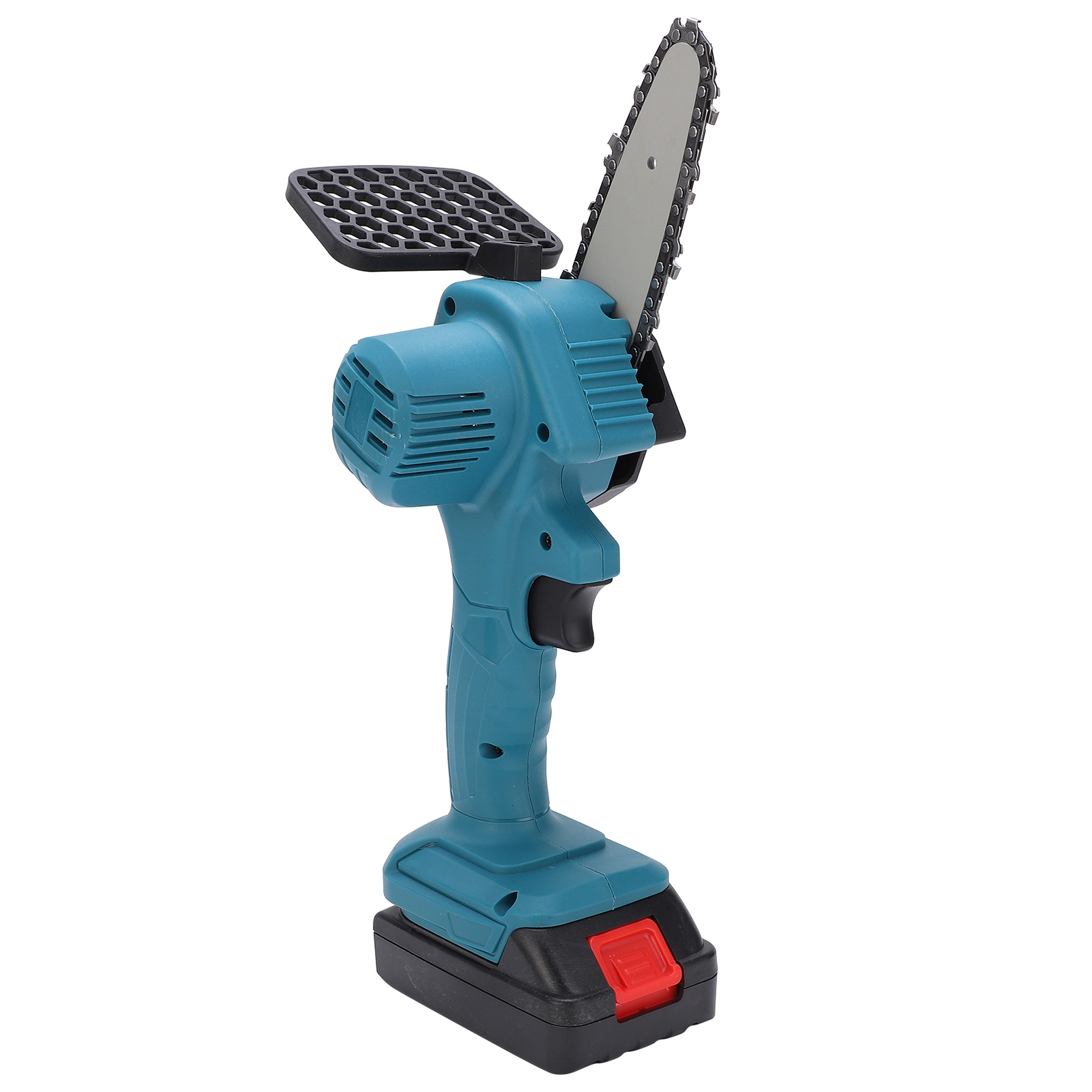 Mini Scie À Main 10 Cm, Portable, Électronique, Outil De Coupe À Une Main, Avec Brosse, Ac100-240v, Prise Ue Bleue