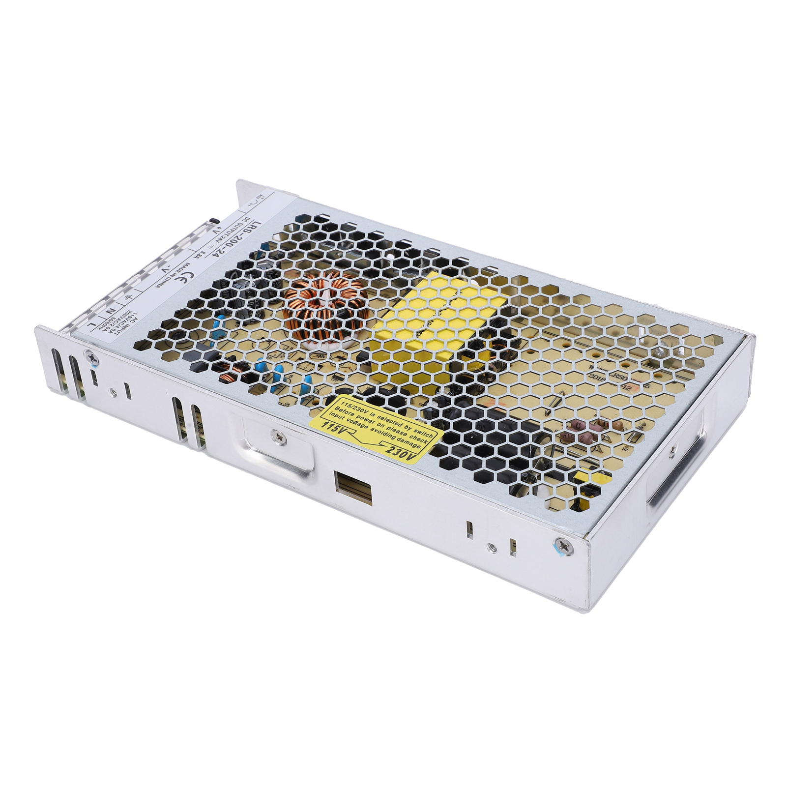 Alimentation À Découpage Berm Avec Indicateur Led, Accessoires De Commande, 200 W, 90-132 V Ca, Lrs-200-24