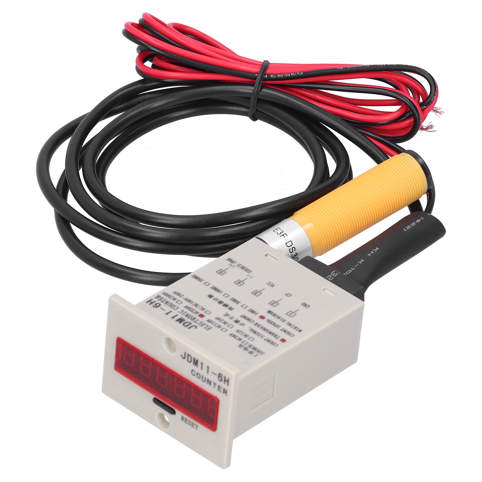 Compteur Numérique Berm À Induction Automatique Par Capteur Industriel Électronique Bem-6h-30e4-ctac220v