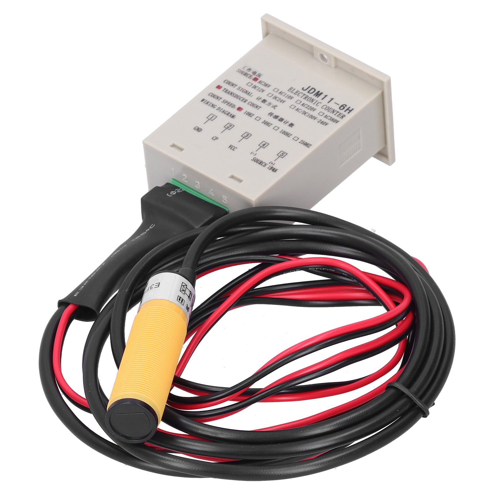 Compteur Numérique Berm, Capteur Électronique Industriel À Induction Automatique Bem-6h-30e4-ctac36v