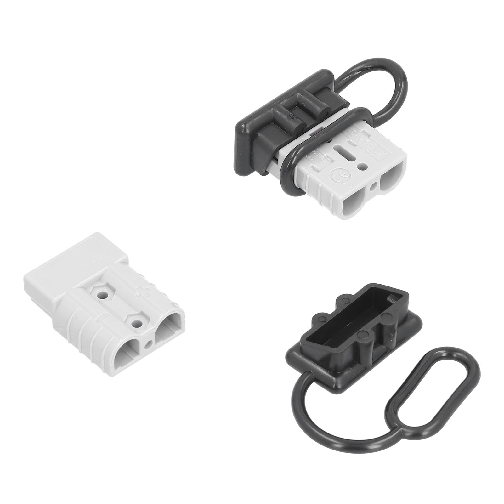 Connecteur Électrique À Connexion Rapide Pour Treuil De Récupération Avec Poignée 50 A 12-36 V Cc Gris