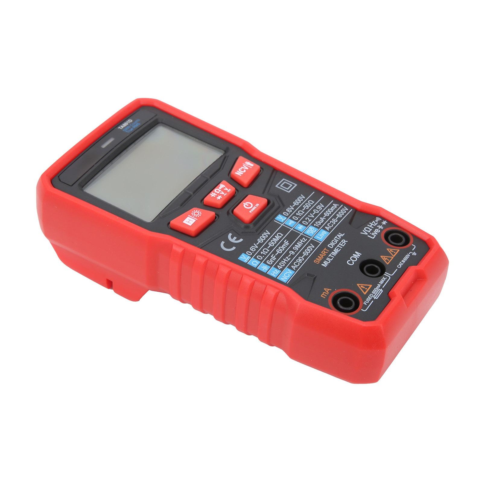 Multimètre Numérique Automatique Portable Ta801d Pour La Maintenance Électrique