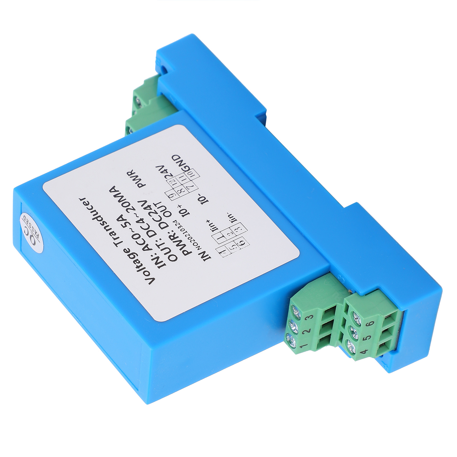 Transmetteur De Courant Alternatif Dc 4-20 Ma, Transformateur De Courant De Commande De Distribution D'Énergie Ac 0-5 A