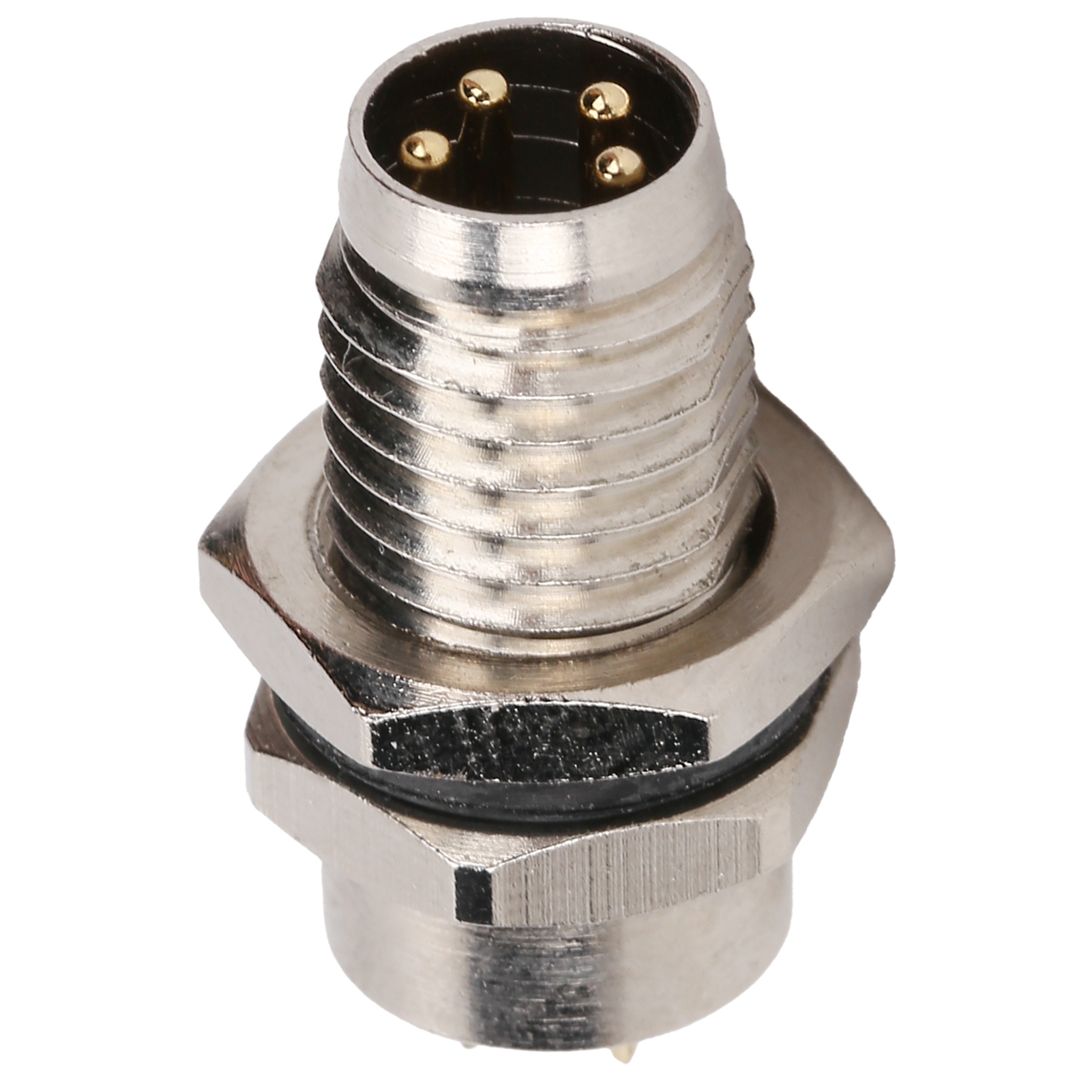 Douille À Aiguille M8fp4, Connecteur M8 4 Broches, Ip67, Montage Sur Carte, Étanchéité À La Résine Époxy