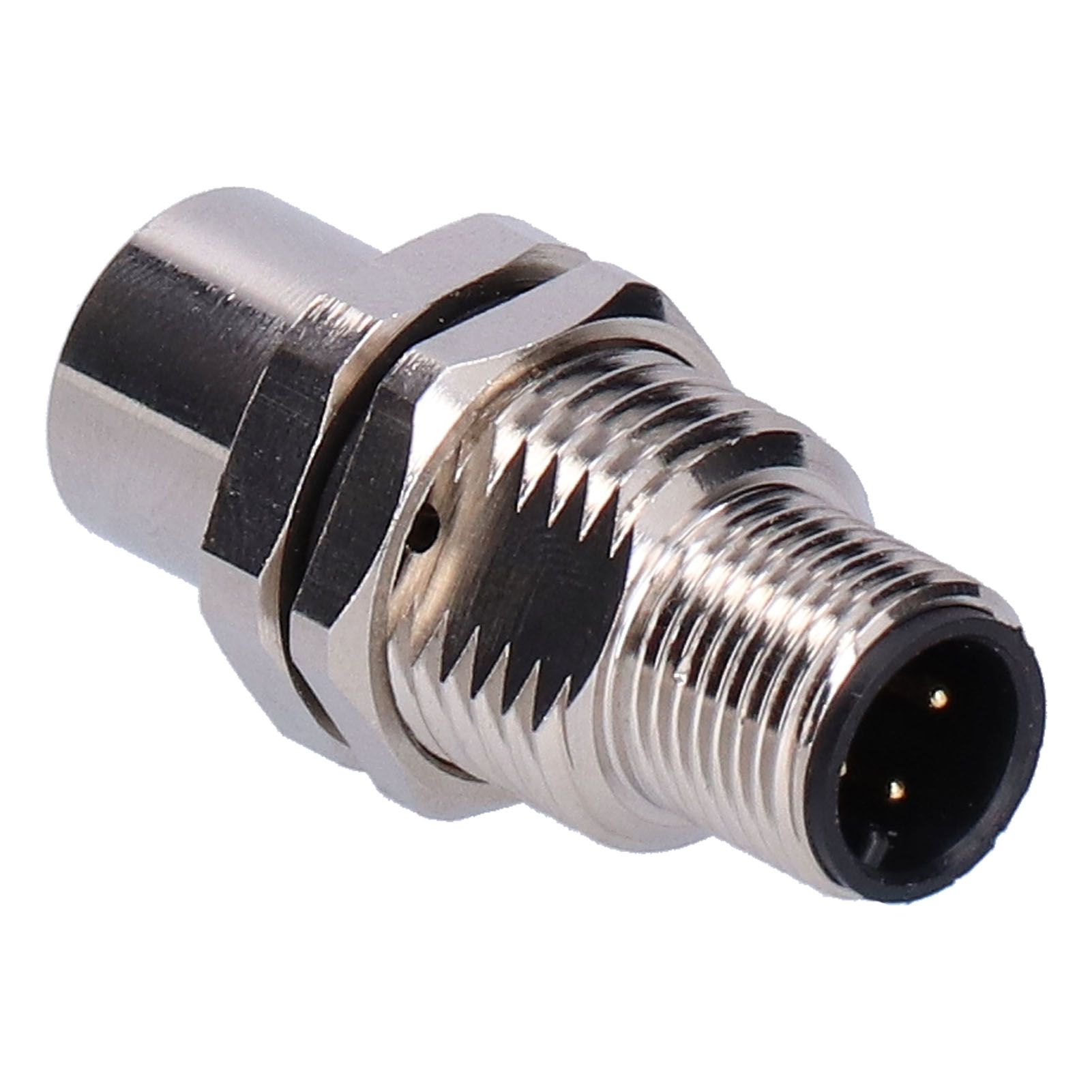 Connecteur Mâle-femelle Ip67, Prise De Panneau Avec Boîtier En Laiton Nickelé M12‑i‑4