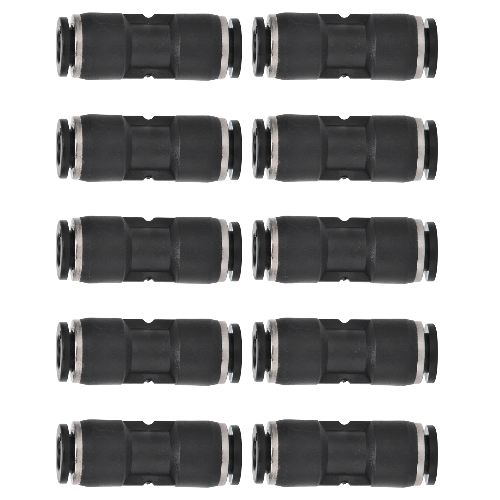 Lot De 10 Raccords Pneumatiques Droits À Emboîter Pour Tuyaux, Accessoires Pour Compresseur D'Air, 6 Mm