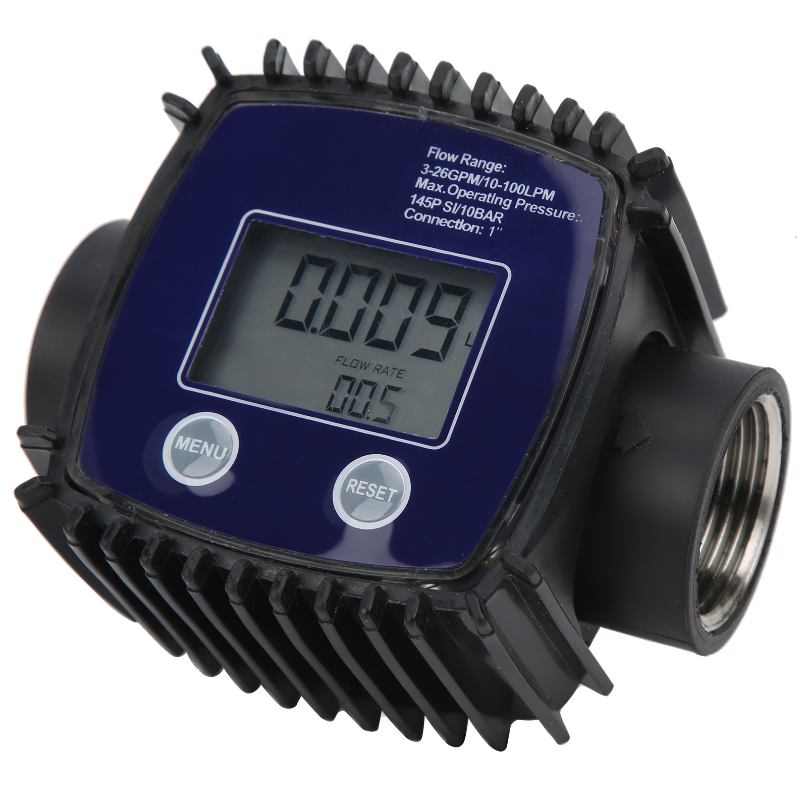 Débitmètre Numérique À Turbine K25 1 Pouce Pour Pompe À Carburant Diesel Et Canalisation De Liquide, 2,3-3,3 V Cc