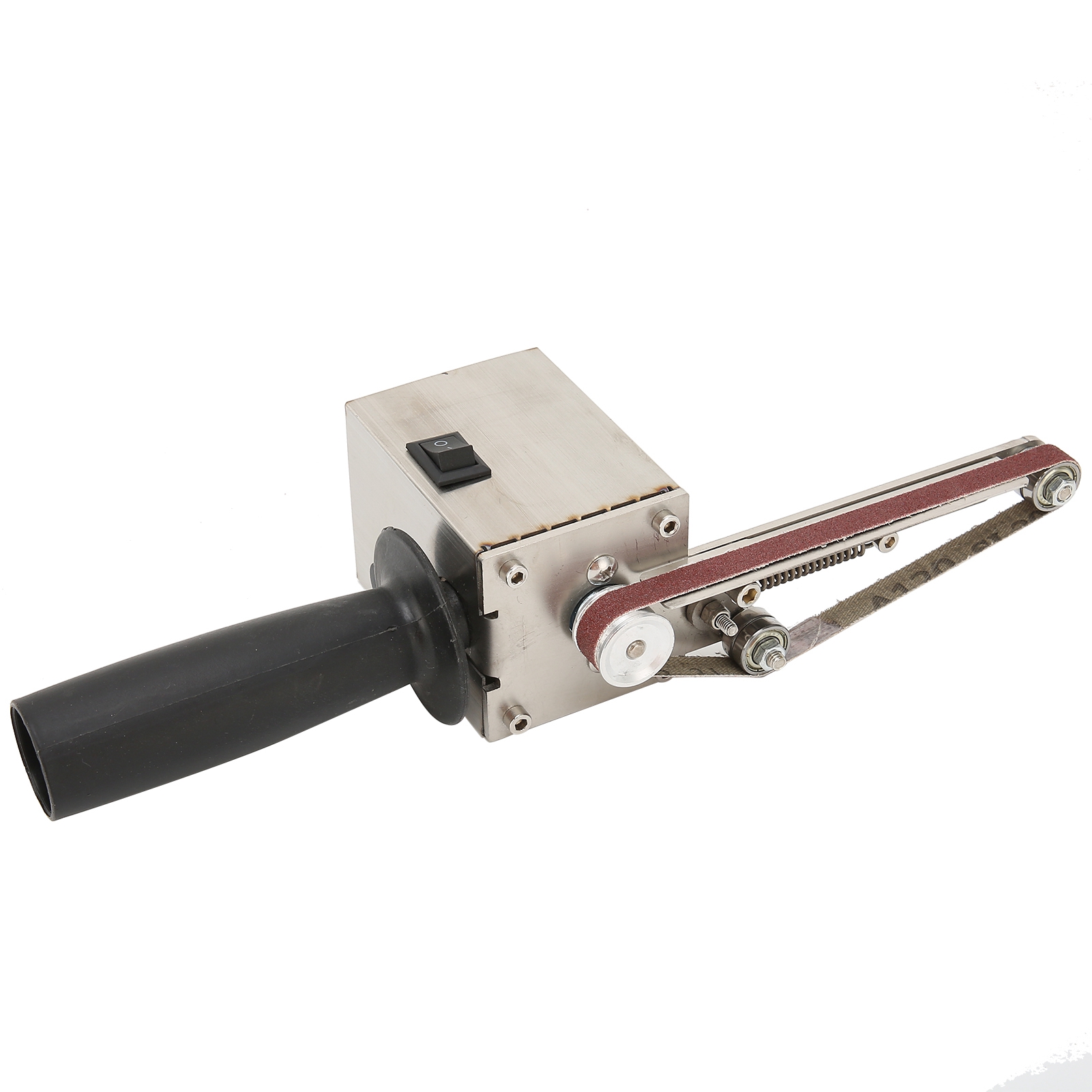 Mini Ponceuse À Bande Électrique, Meuleuse Portative Réglable, Machine De Polissage, Ac 110‑240v Pour Bricolage, Prise Eu 775 (100w)