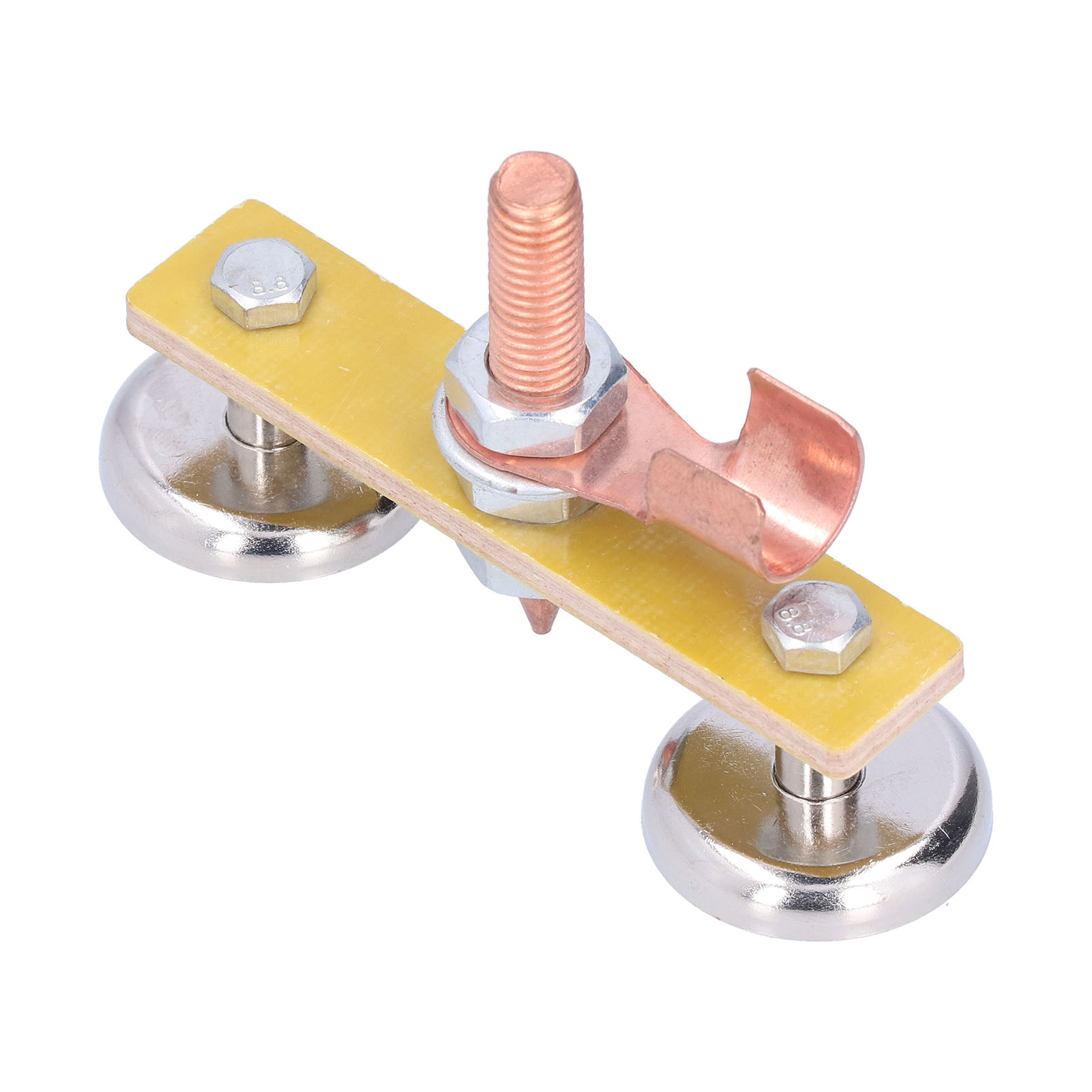 Support De Soudage Magnétique À Forte Aspiration, Double Aimant De Mise À La Terre, Accessoires De Pince En Cuivre