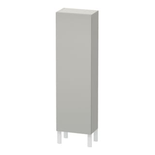 Duravit Halbhochschrank L-Cube 40x24,3x132cm, Tür links, betongrau matt