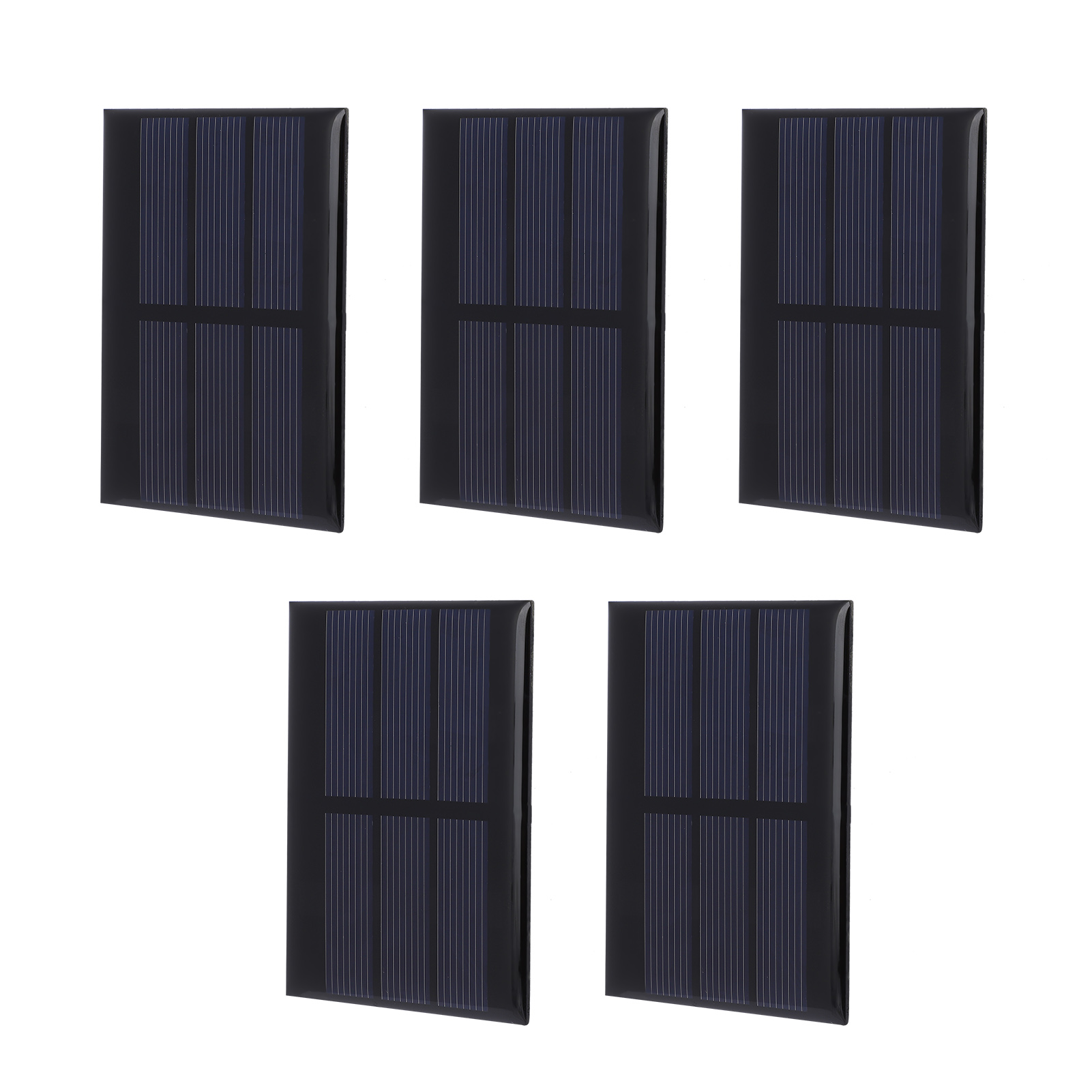 Système De 5 Mini Panneaux Solaires Pour Projets De Bricolage, Jouets Et Recharge De Batteries (0,65 W, 1,5 V Cc)