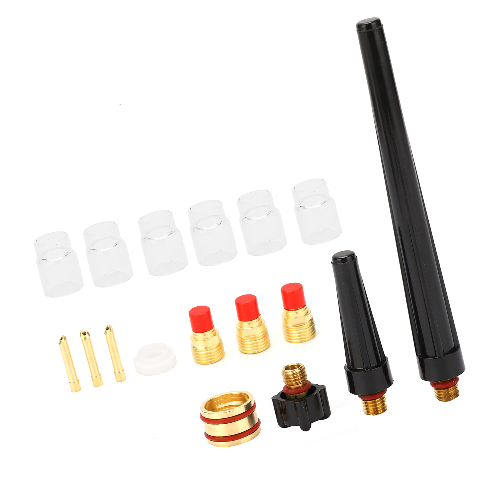 Kit D'Accessoires Pour Torche De Soudage : Buse À Godet En Verre, Kit De Pince À Électrode En Tungstène, Consommables Pour Wp9/20