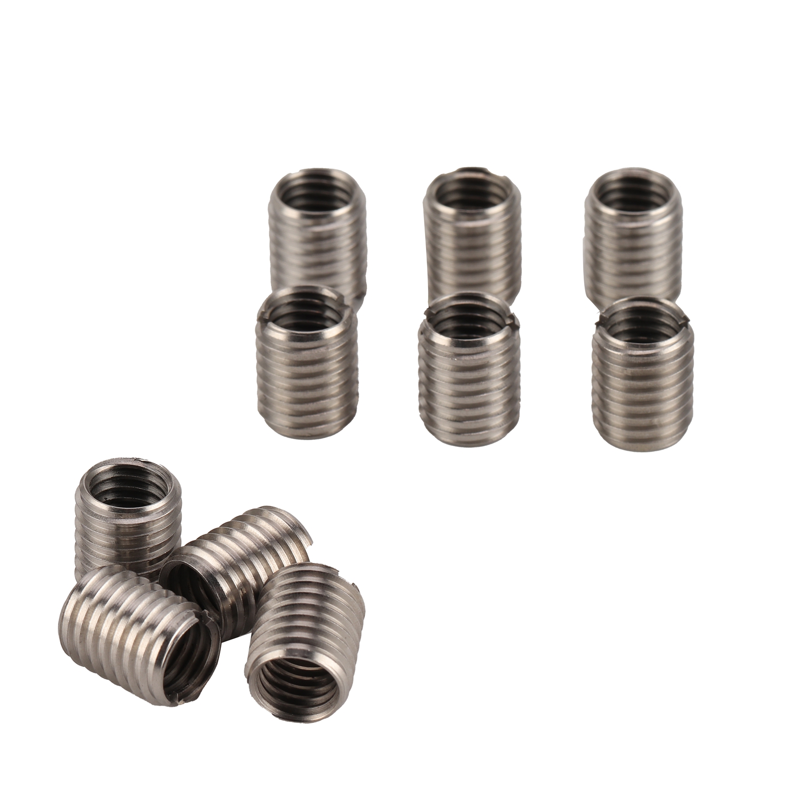 Lot De 10 Inserts Filetés Réducteurs Pour Écrous De Réparation, Visserie Mâle/femelle Avec Trou Inférieur