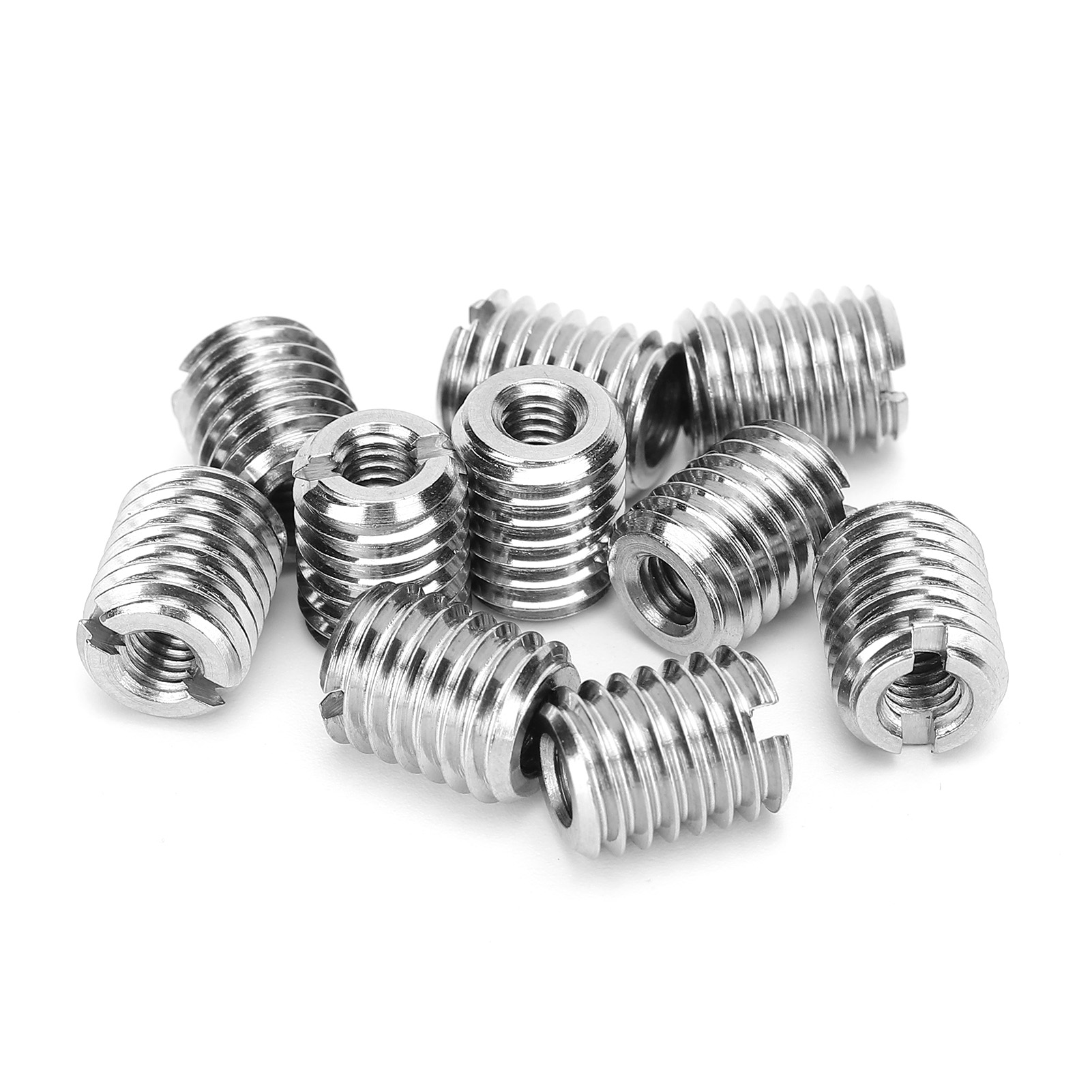 Lot De 10 Inserts Filetés Réducteurs Pour Écrous, Outil De Réparation Mâle/femelle, Visserie En Acier Inoxydable