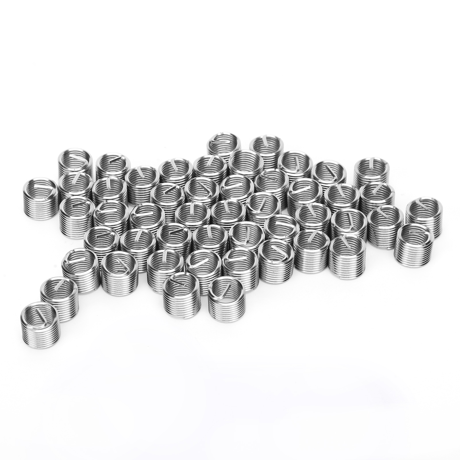 50 Inserts Filetés Mâles Et Femelles Réducteurs, Outil De Réparation D'Écrous, Fixation En Acier Inoxydable M8x1x1,5d