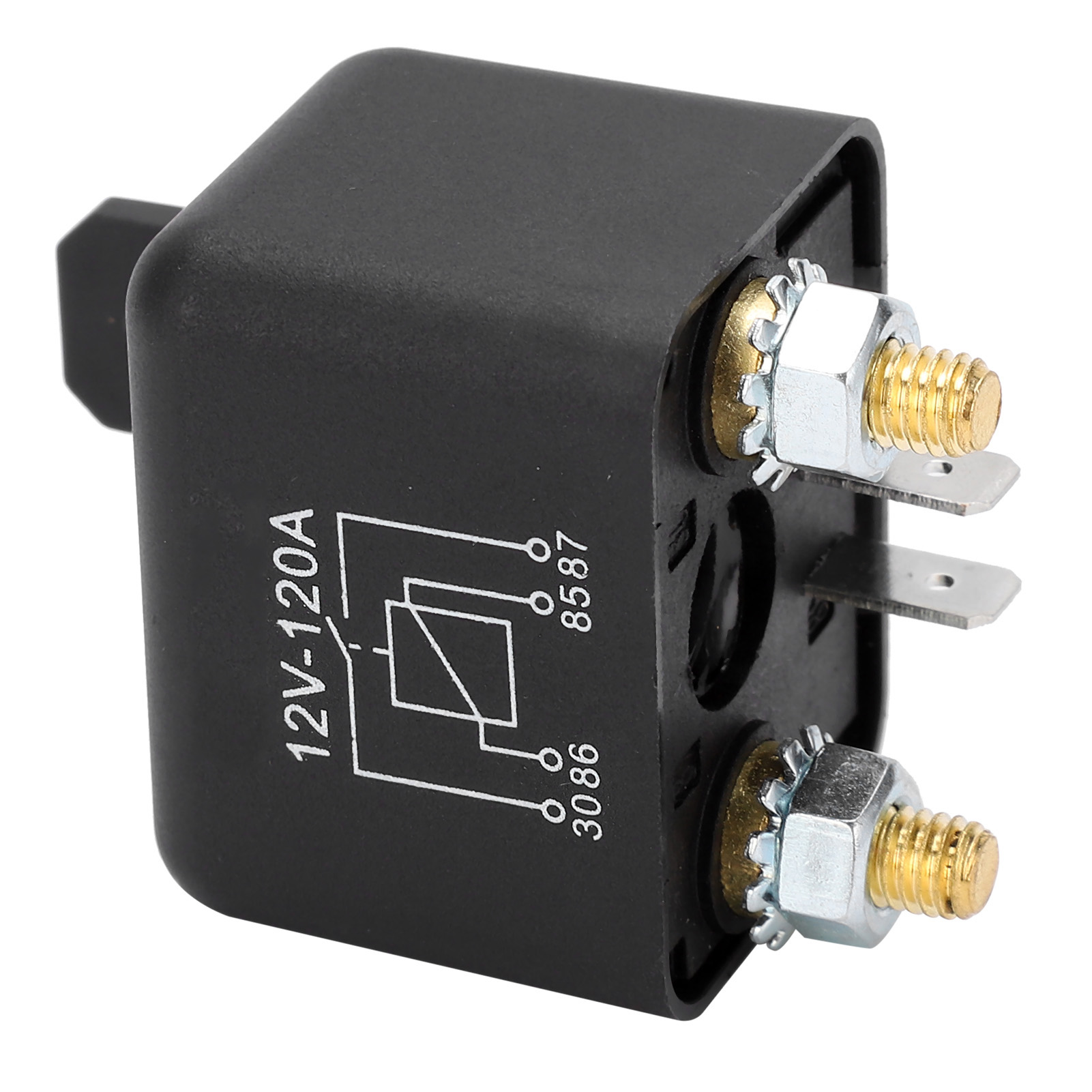 Relais De Démarrage 4 Broches Normalement Ouvert, Pièce De Rechange Légère Pour Voiture 12 V Cc 120 A