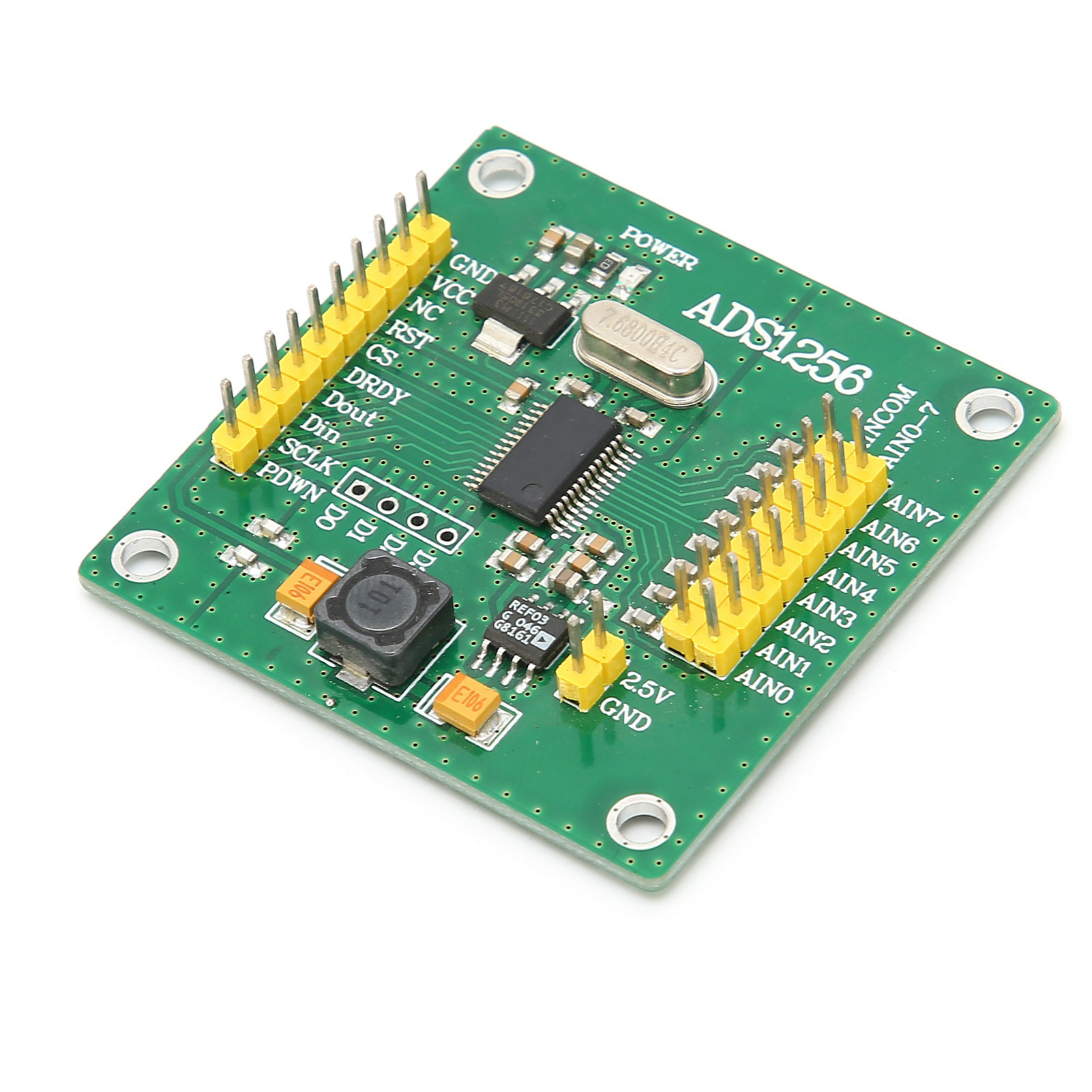 Module De Conversion Analogique-numérique 24 Bits 8 Canaux, Carte D'Acquisition De Signal Adc Ads1256