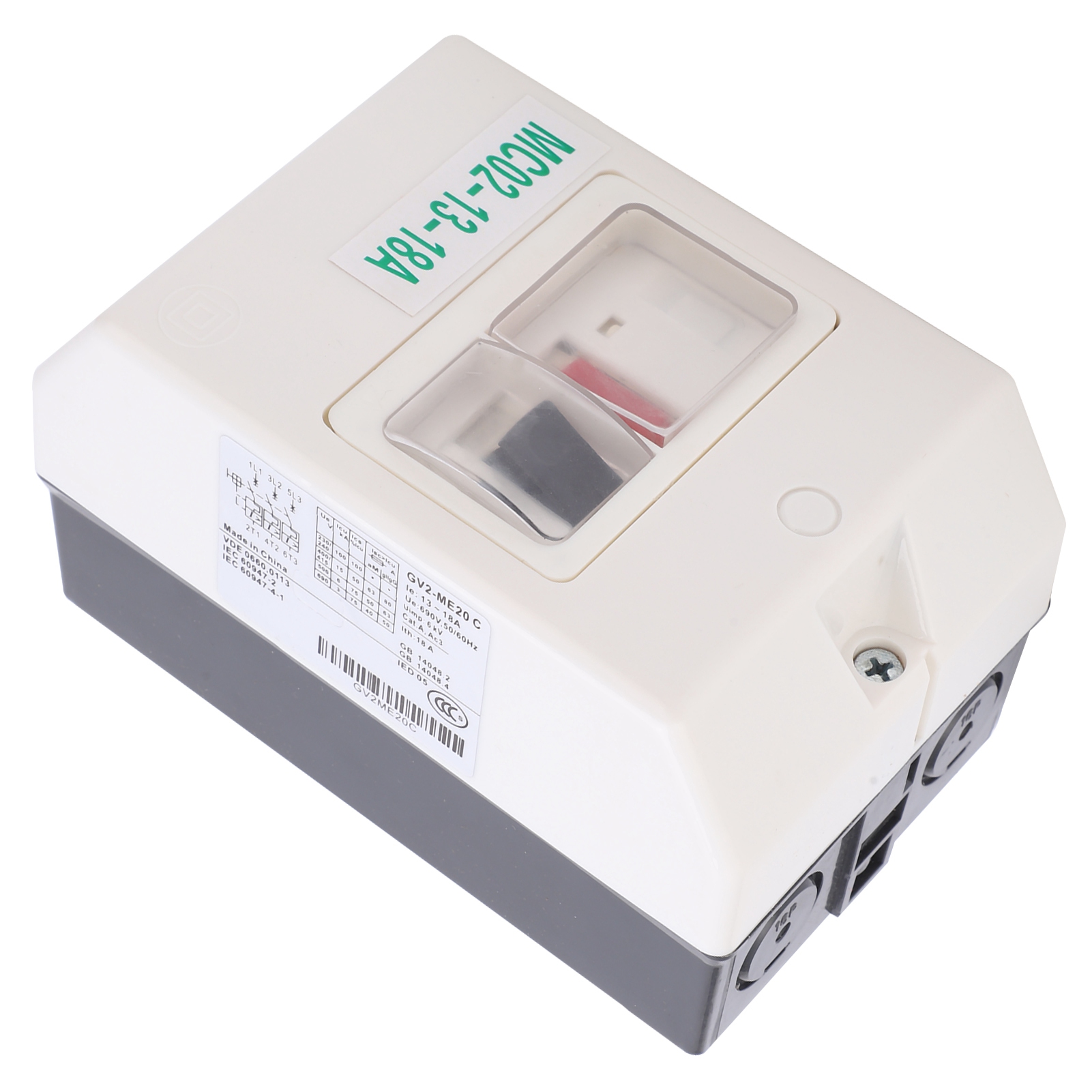 Interrupteur De Protection Moteur, Disjoncteur De Surcharge, Isolateur Étanche 220 V/380 V