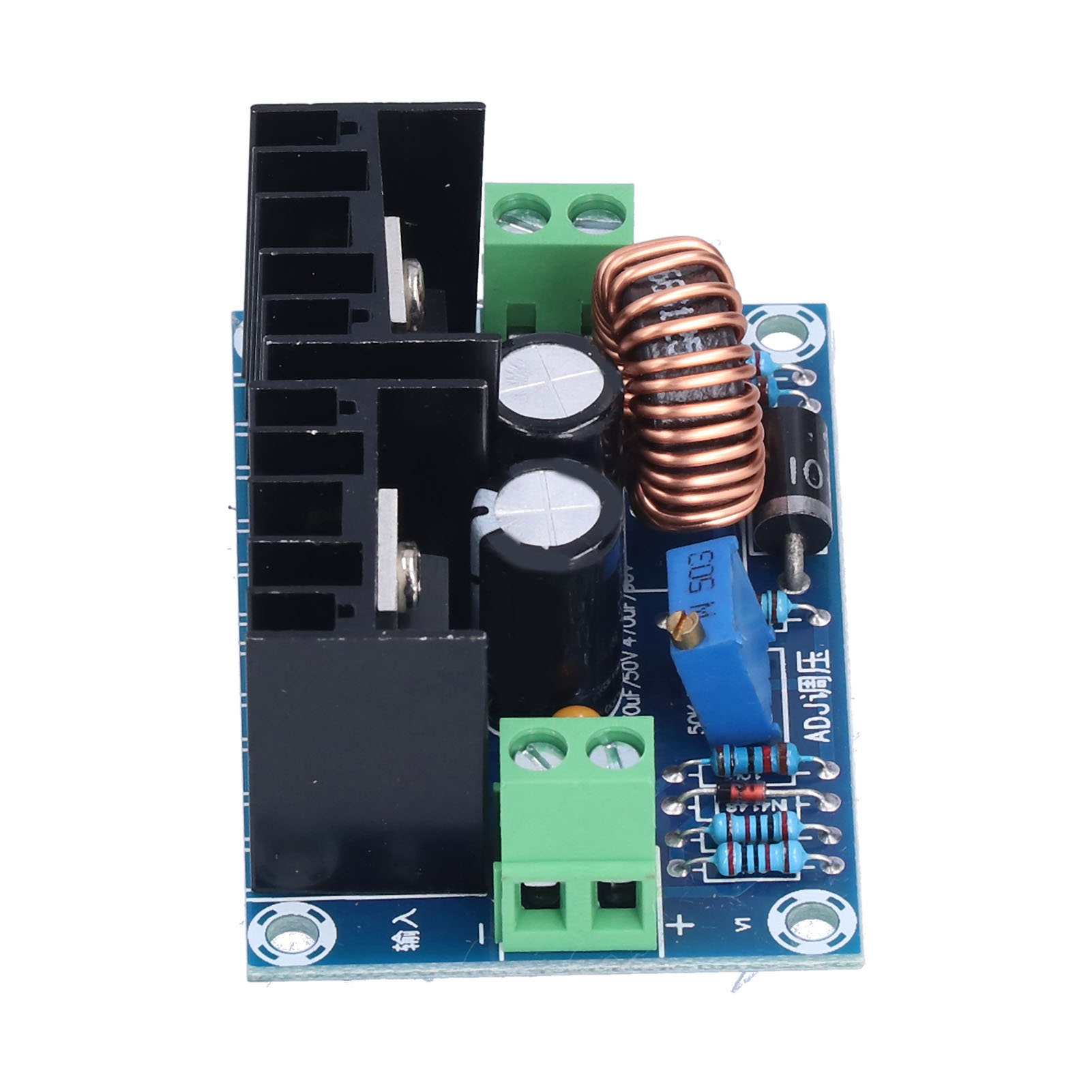 Module Abaisseur Cc, Convertisseur D'Alimentation Réglable, Stabilisateur De Tension Haute Puissance 8 A 200 W Xhm400