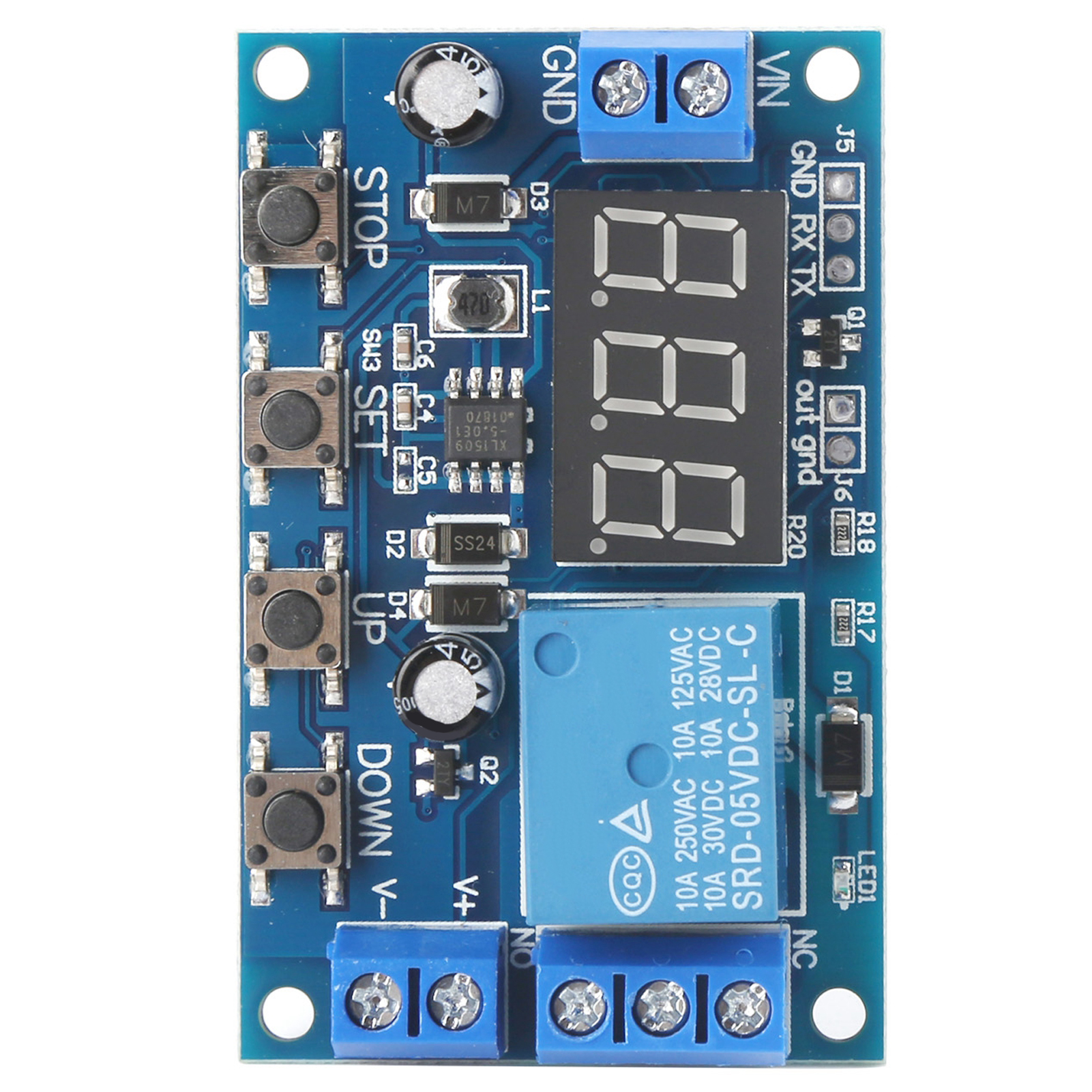 Module De Charge Et De Décharge De Batterie Avec Voltmètre Intégré, Protection Contre Les Sous-tensions Et Les Surtensions.