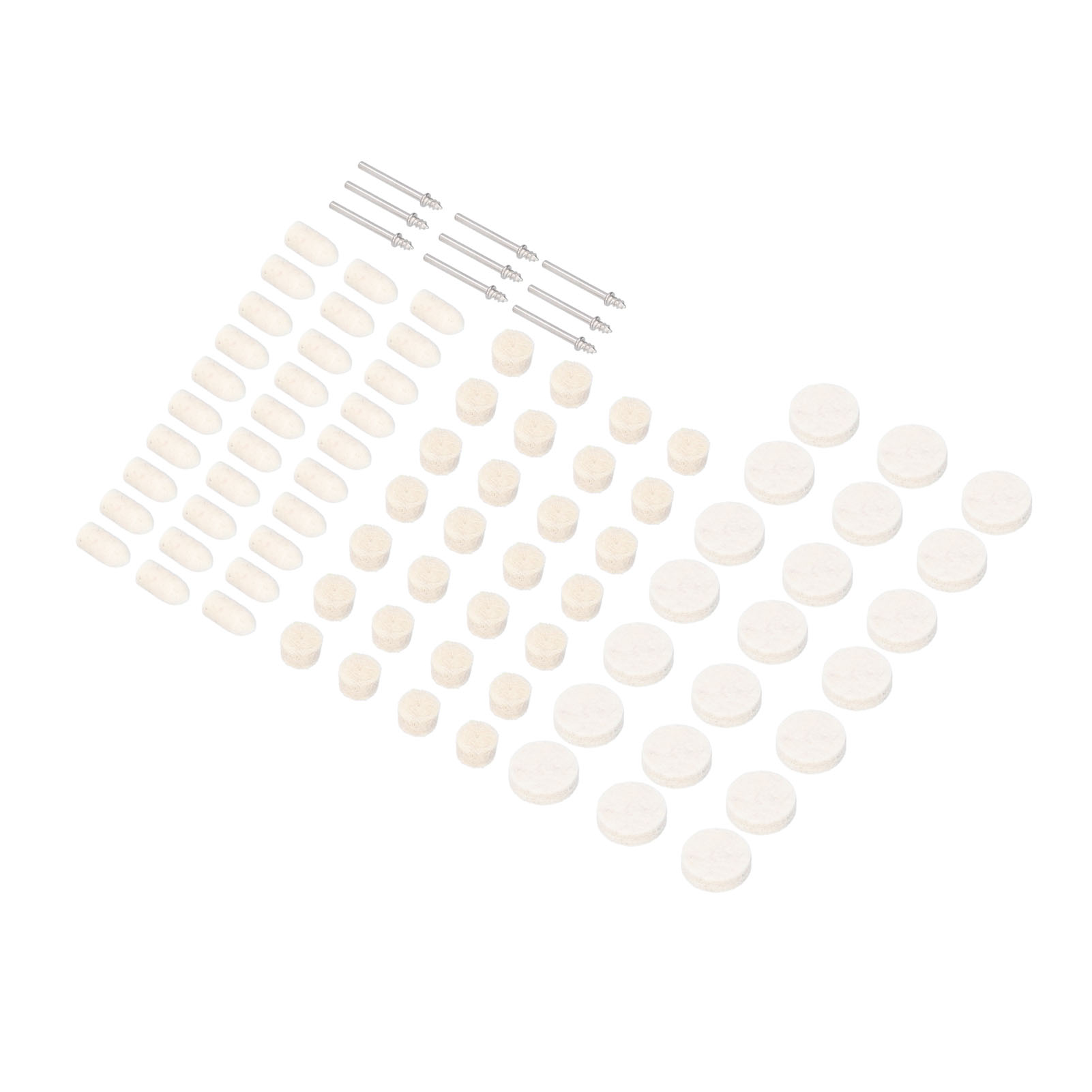Kit De Polissage En Feutre (88 Pièces) Pour Outils Rotatifs Et Perceuses