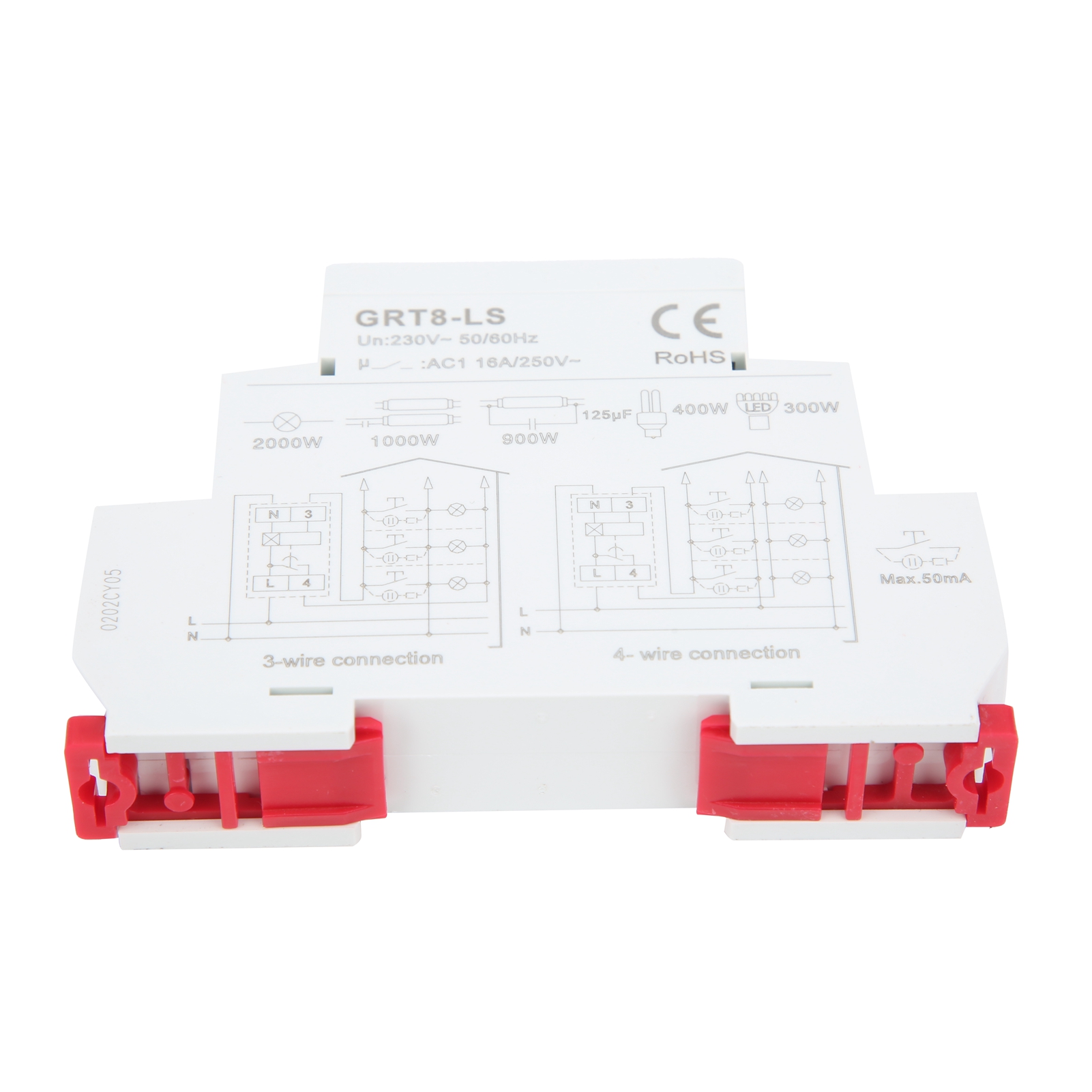 Relais Temporisé À Commutation En Escalier, Équipement De Commande De Distribution Électrique Grt8-ls Ac230v