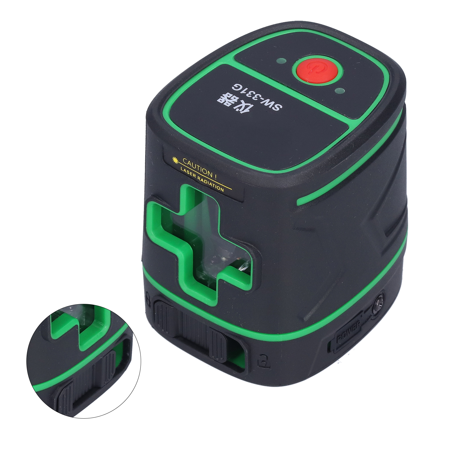 Sw-331g Outil De Nivellement Laser Croisé Horizontal/vertical À Faisceau Vert