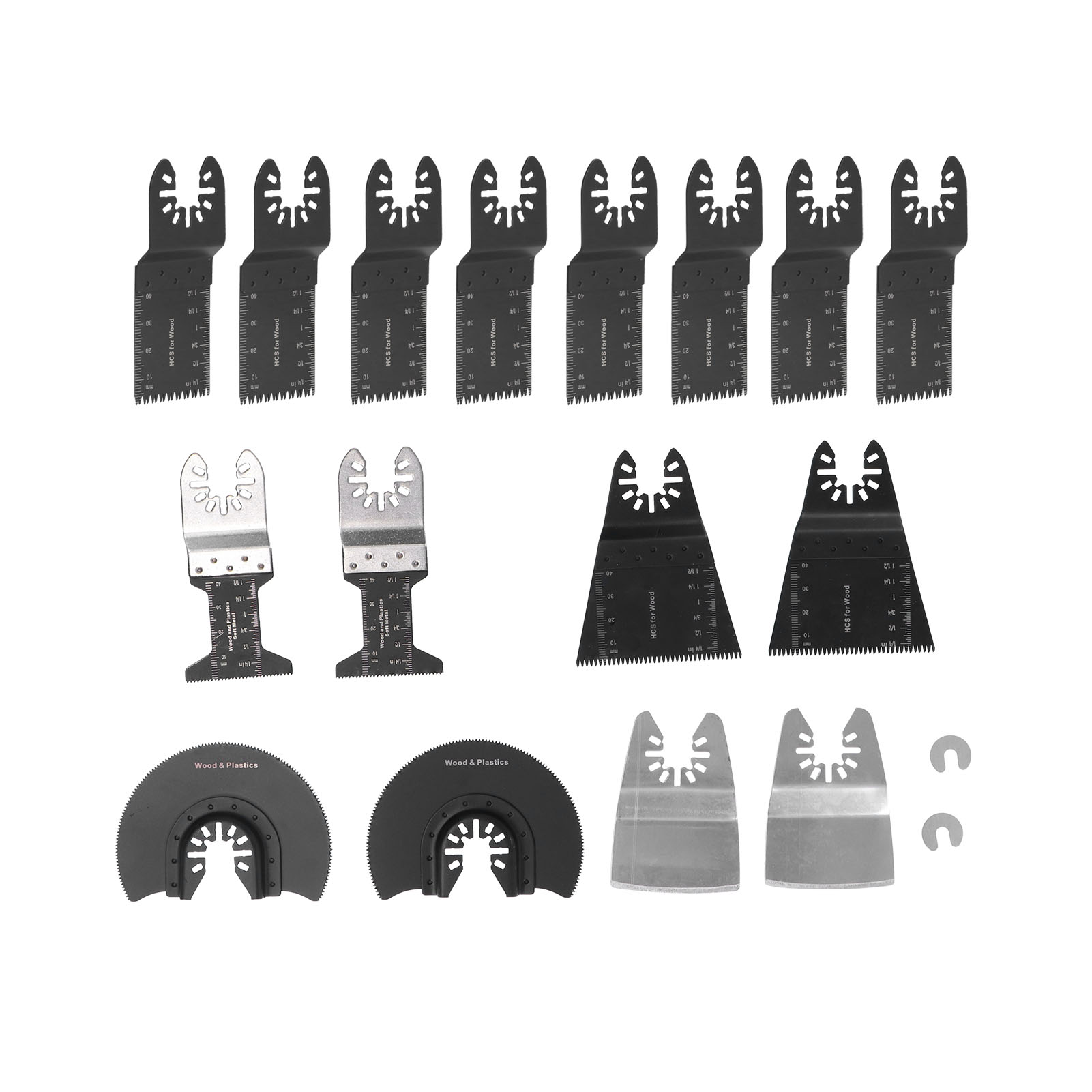 Kit De 18 Lames De Scie Oscillantes Universelles En Métal Et Plastique, Outil De Coupe Précis Pour Le Bois Et Le Plastique