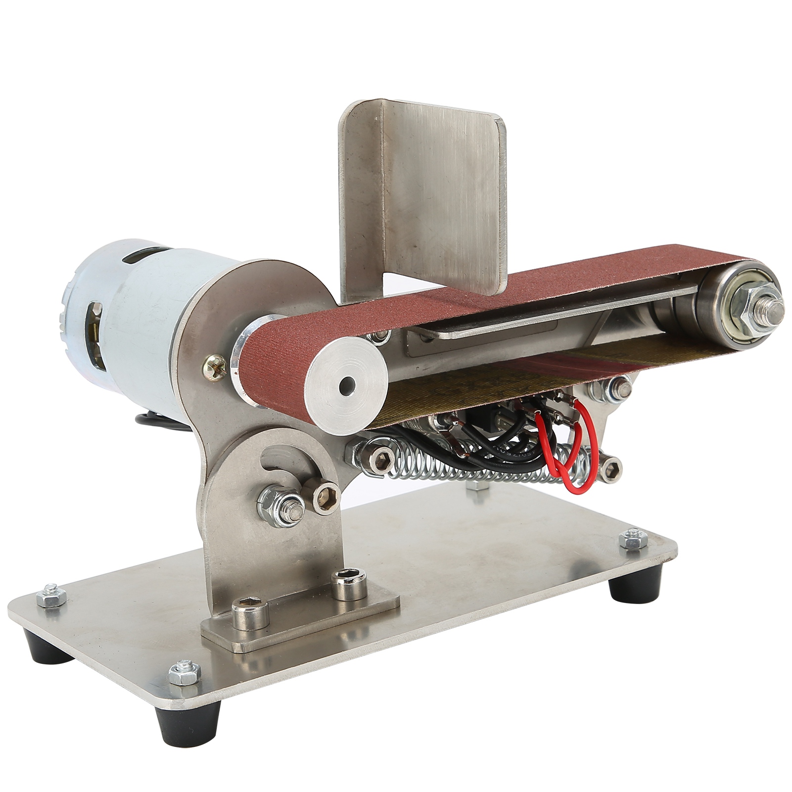 Mini Ponceuse À Bande Électrique Réglable, Machine De Meulage Et De Polissage, Ac 110‑240v Pour Bricolage, Prise Eu 795 (150w)