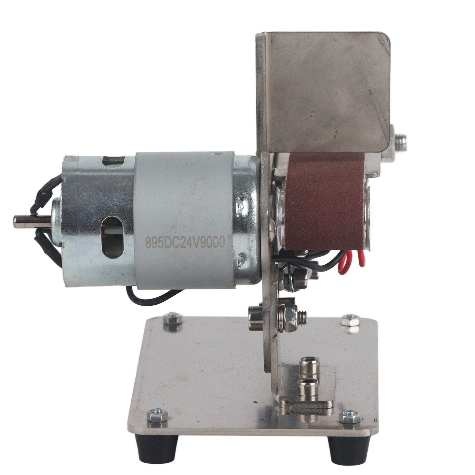 Mini Ponceuse À Bande Électrique Réglable, Machine De Meulage Et De Polissage, Ac 110‑240v Pour Bricolage, Prise Eu 895 (200w)