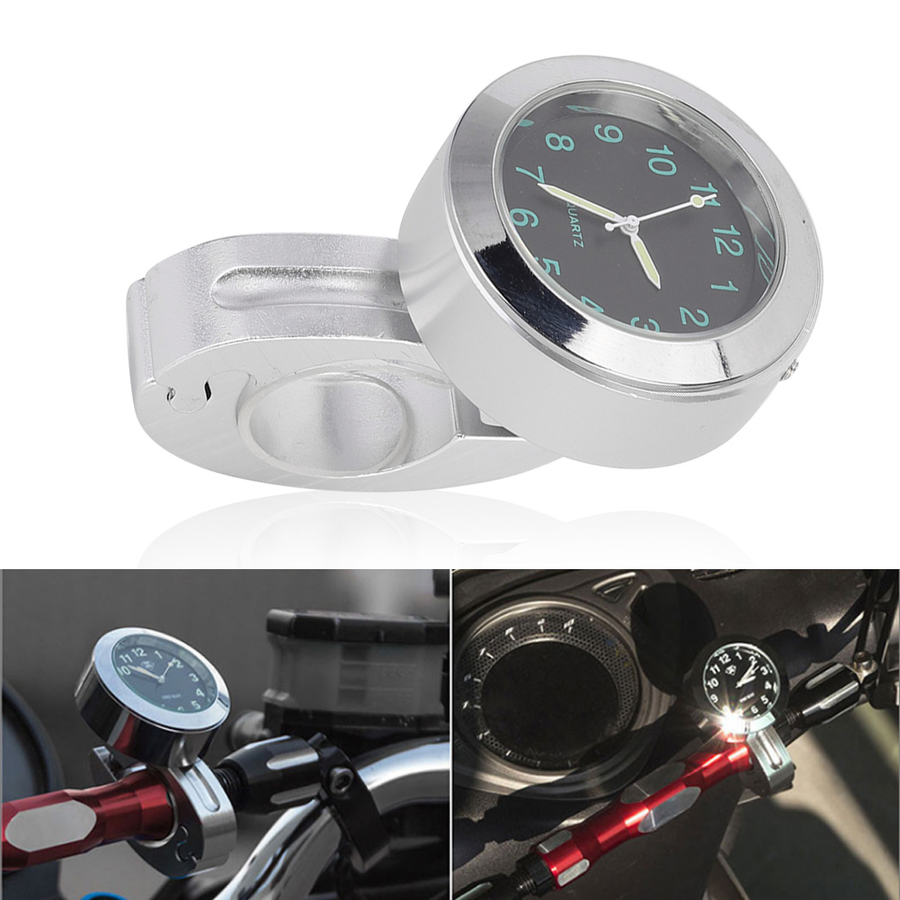 Motorraduhr Tachometer Retro Lenker Wasserdicht Stoßfest Zifferblatt Universell Auto