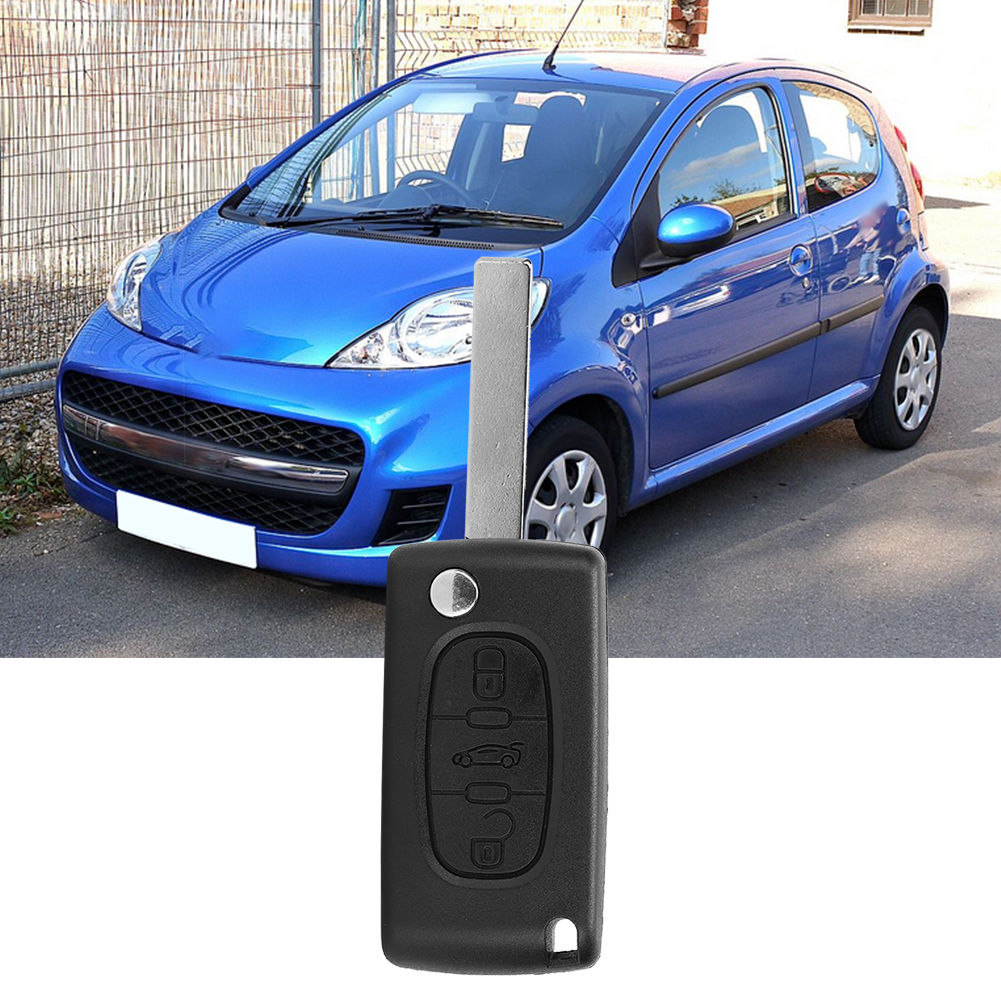 Gehäuse Für 3-tasten-fernbedienung Für Peugeot 107, 207, 307, 407 Und 408, Ersatzgehäuse