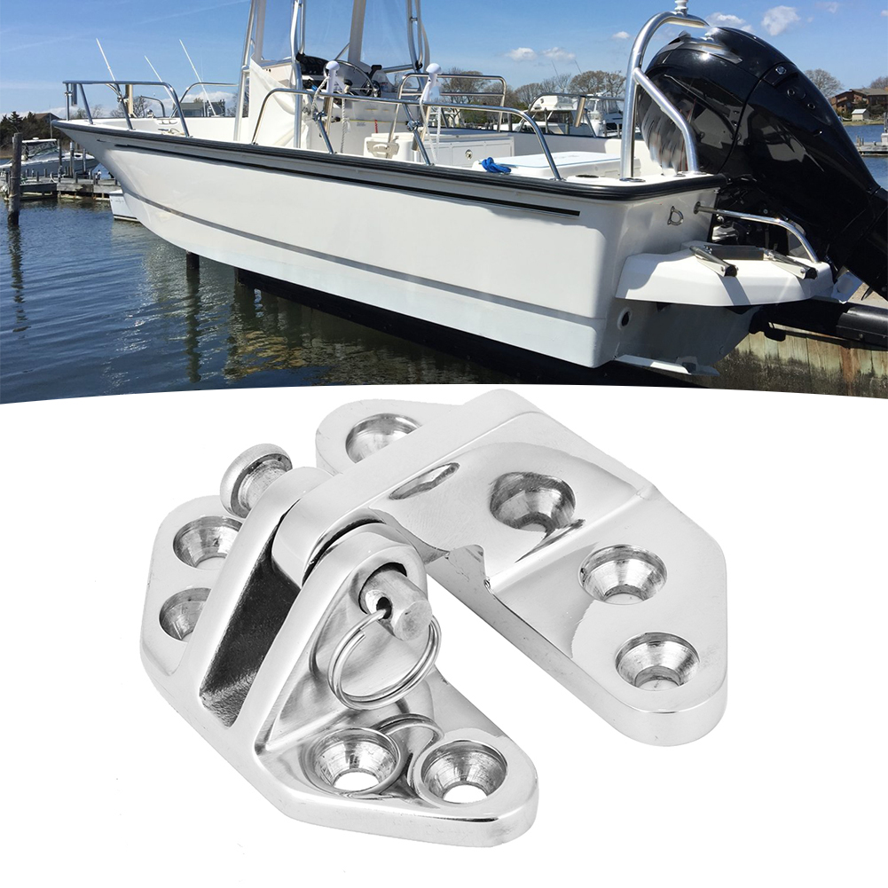 Lukenscharnier Aus Edelstahl Für Boote, Bootszubehör, Robuste Bootsbeschläge