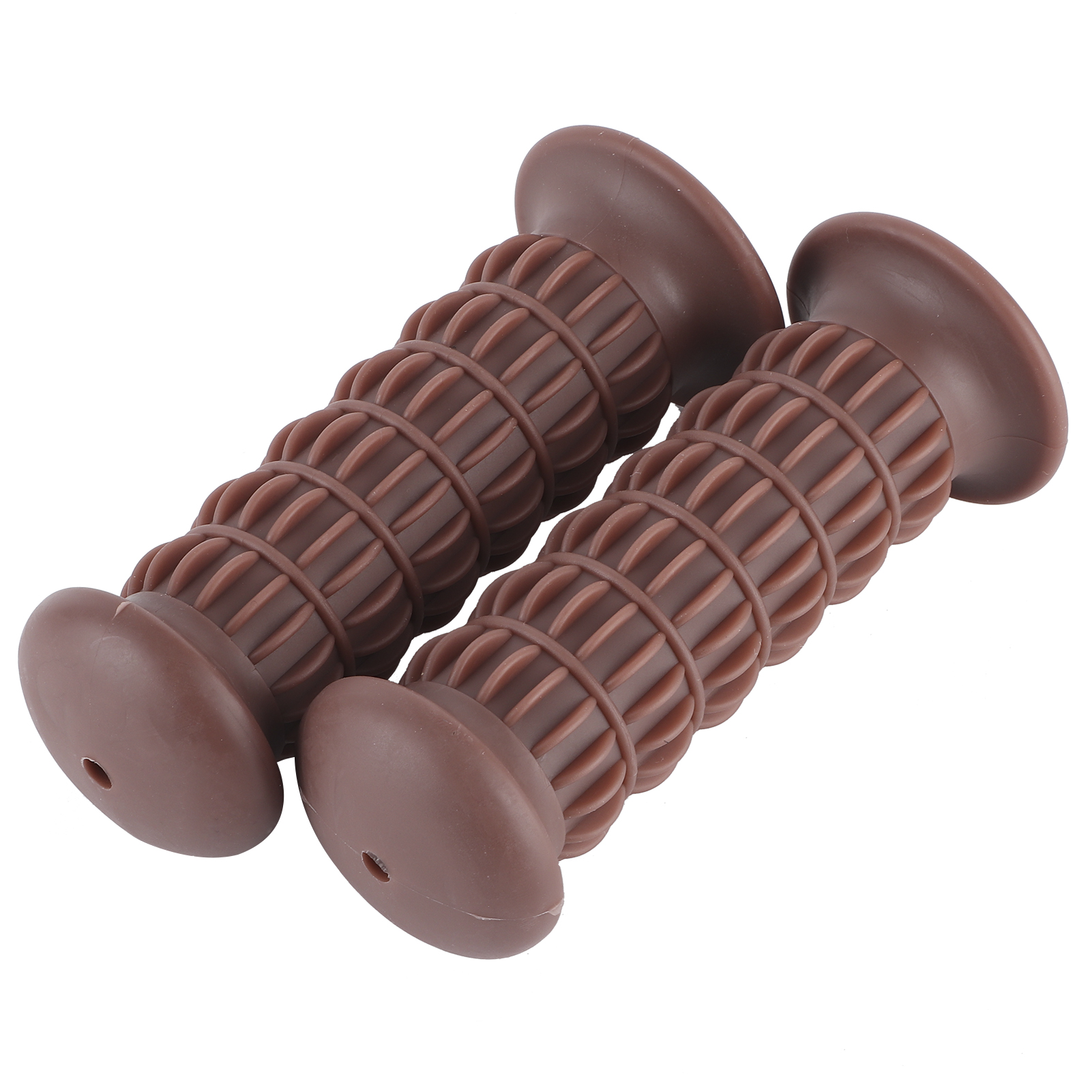 Universelle, Stoßfeste Und Rutschfeste Gummigriffe Für Motorräder, Passend Für 25–28 Mm Motorradlenker, Braun