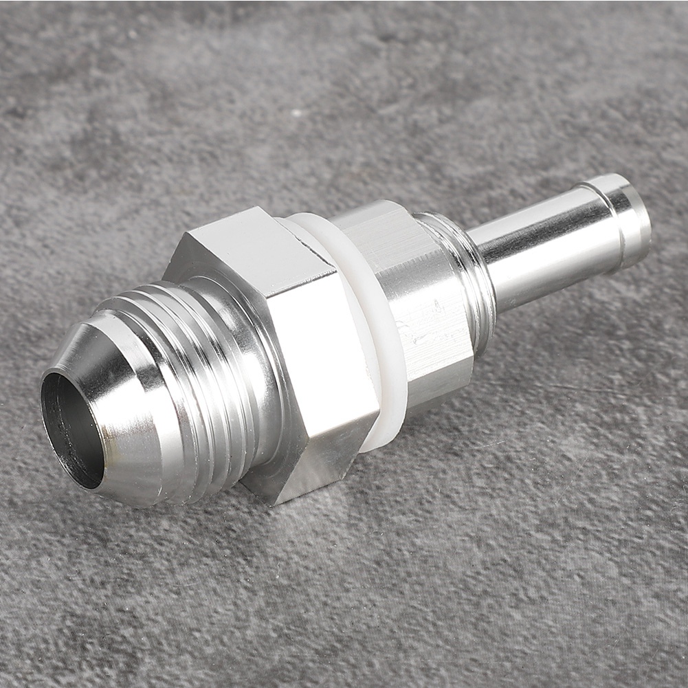An8 3/8 Flare Schottverschraubung Schlauchanschluss Aus Aluminiumlegierung, Universeller Kraftstofftankanschluss